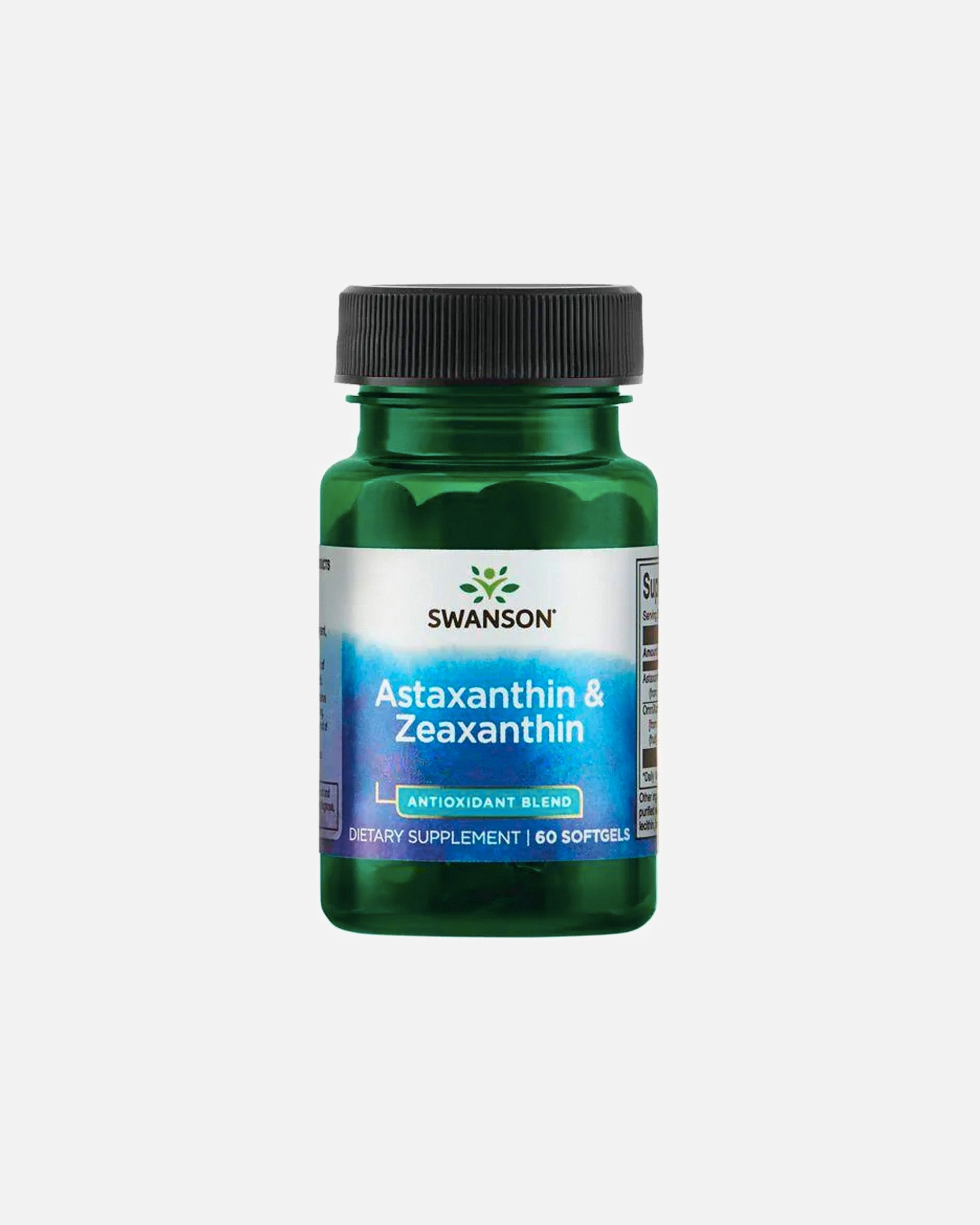 Voedingssupplement voor UnisexSwansonDefault Brand LineAstaxanthine & Zeaxanthine60 softgels