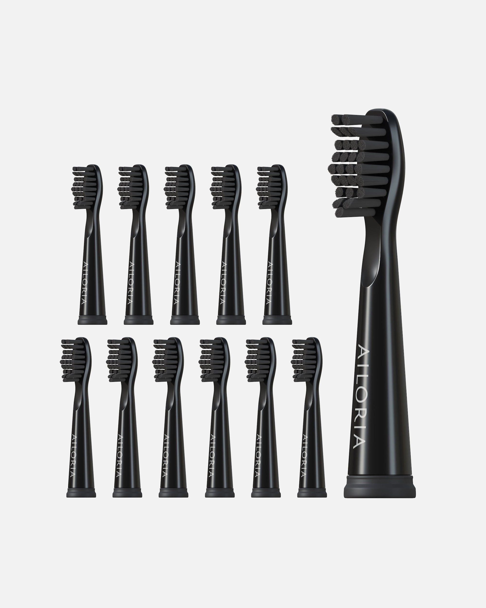 Tandenborstel voor UnisexAiloriaFlash Travel Replacementzwart / zwart