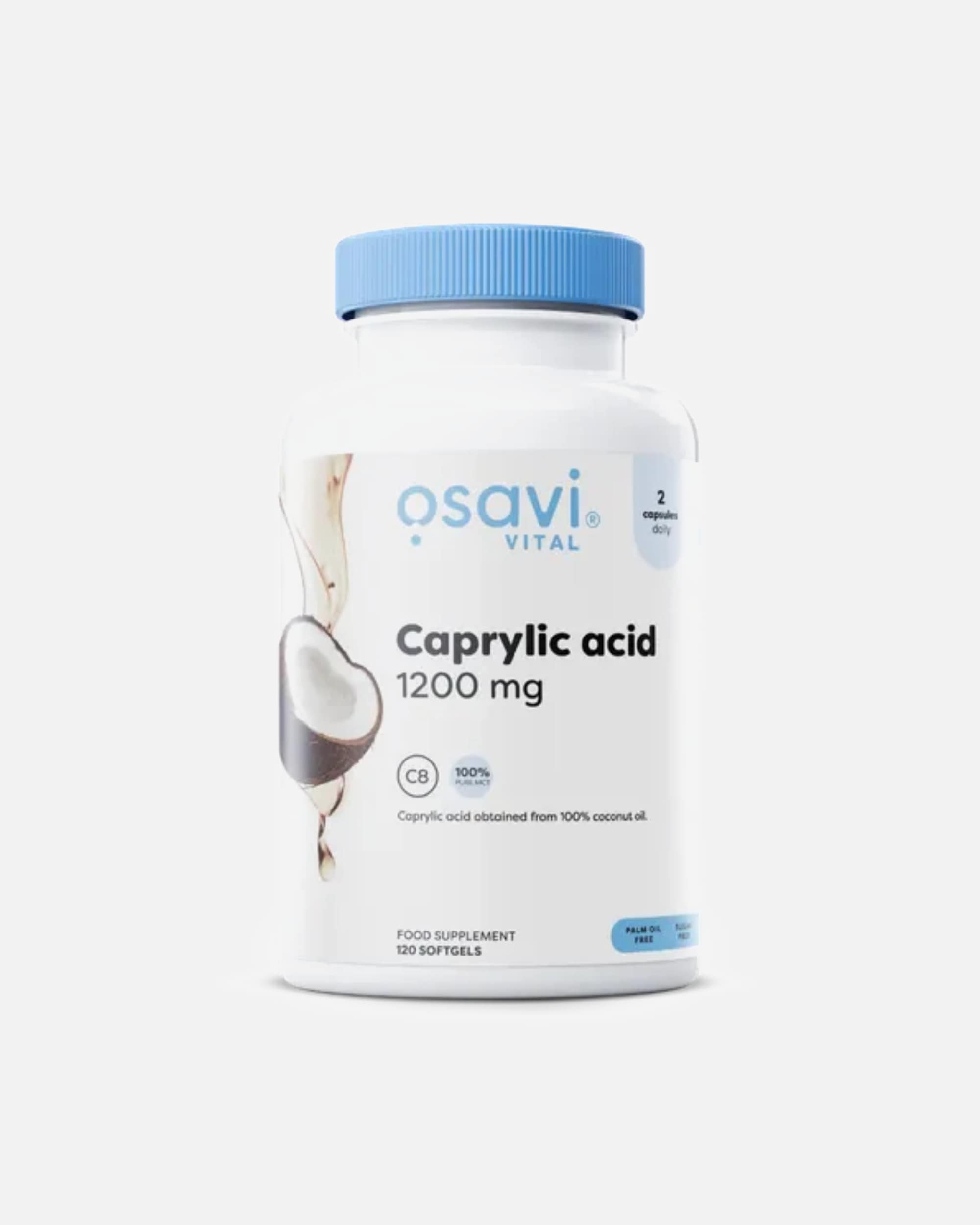 Voedingssupplement voor UnisexOsaviDefault Brand LineCaprylzuur MCT Olie120 capsules