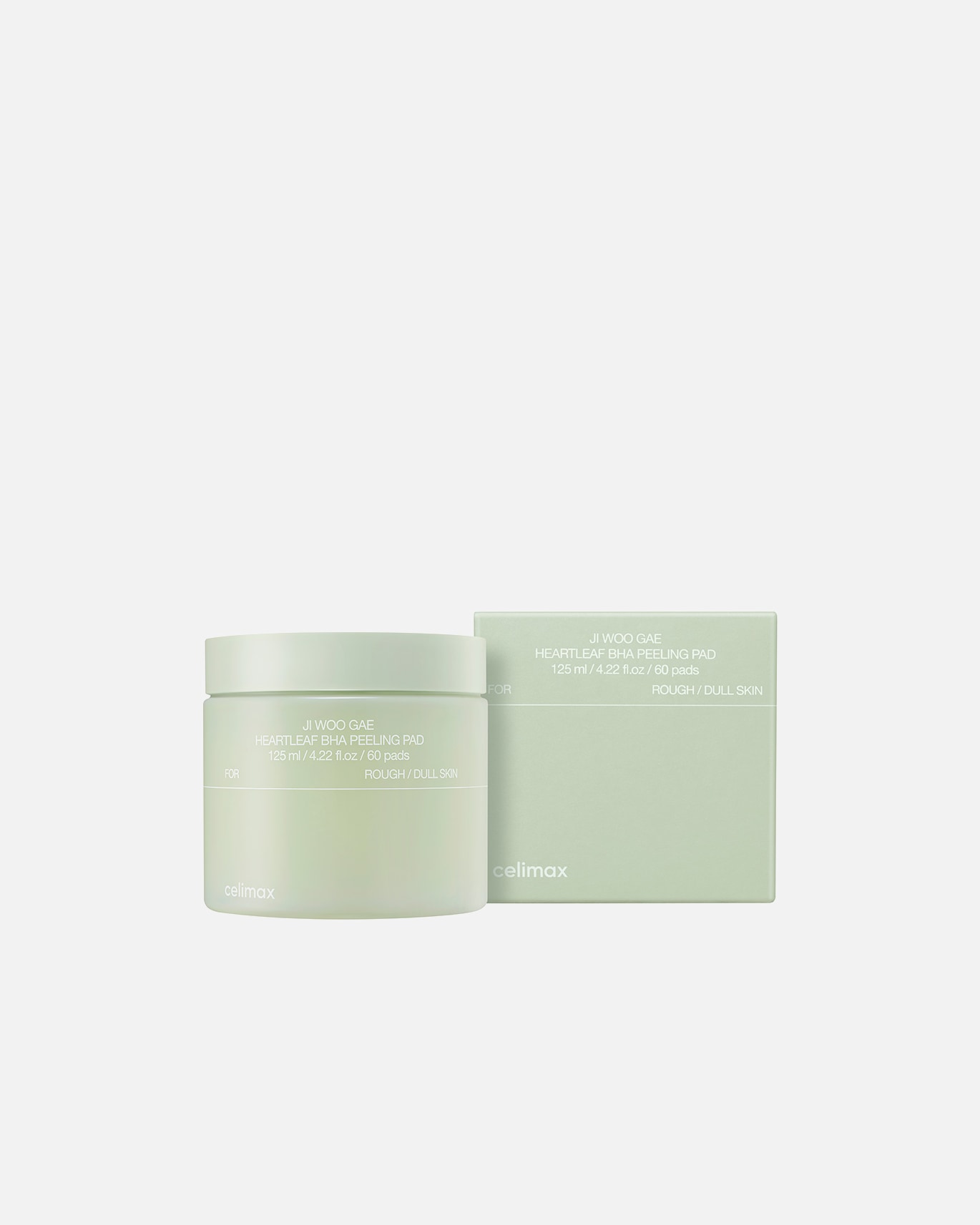 Gezichtspeeling voor UnisexJi Woo Gae Heartleaf BHA Peeling Pad125 ml