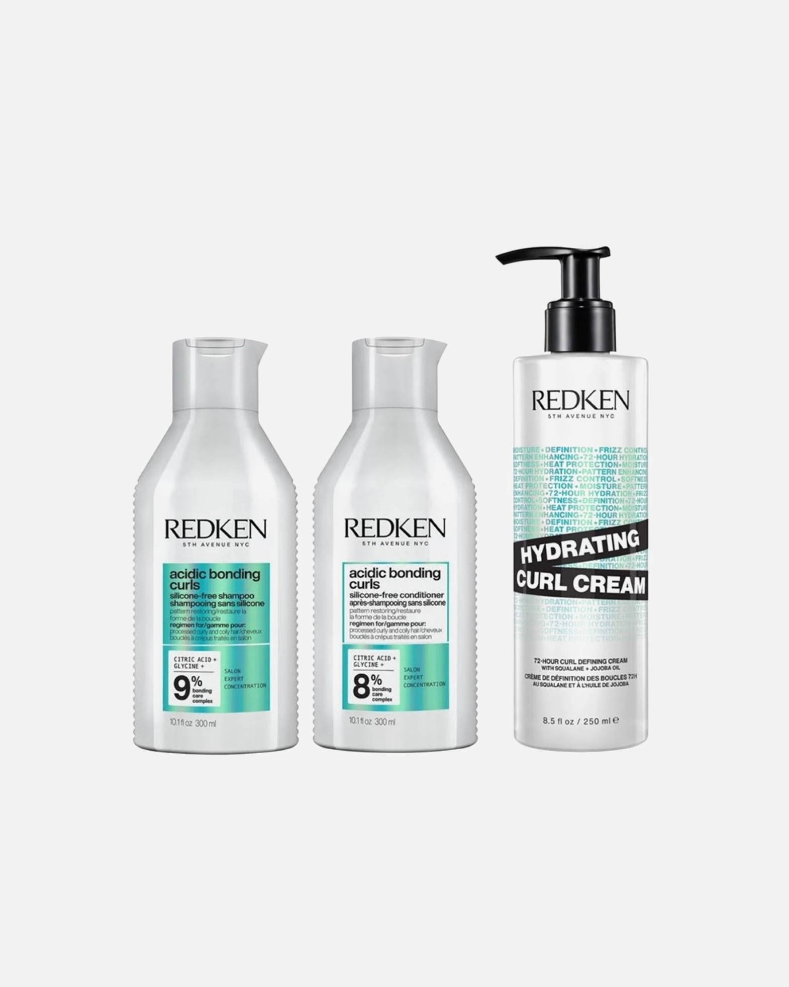 Haarverzorgingsset voor RedkenAcidic Bonding CURLS Bundle Cream1 stuk