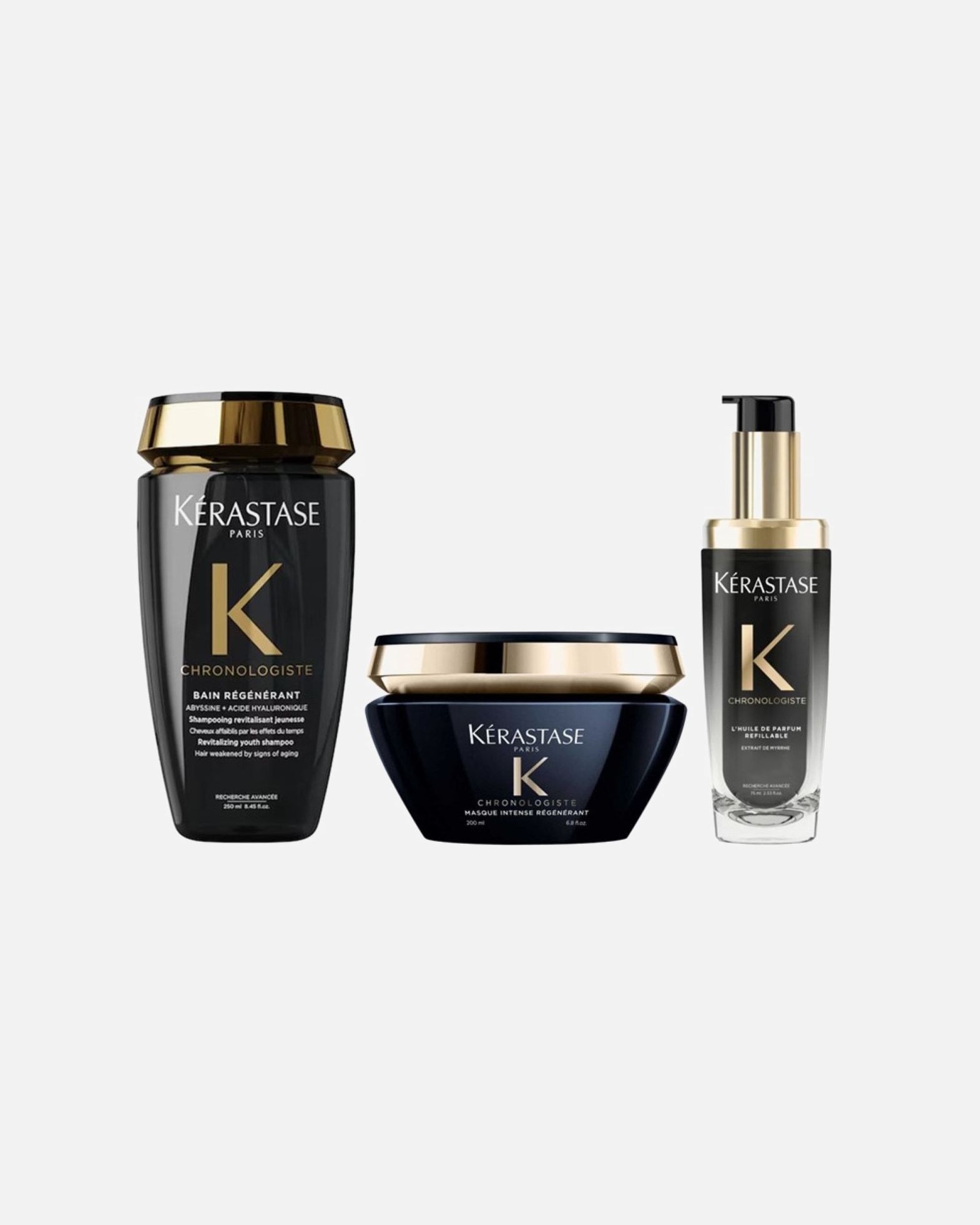 Haarverzorgingsset voor KérastaseChronologiste 3er Set (Bain / Masque / Huile)1 Stuk