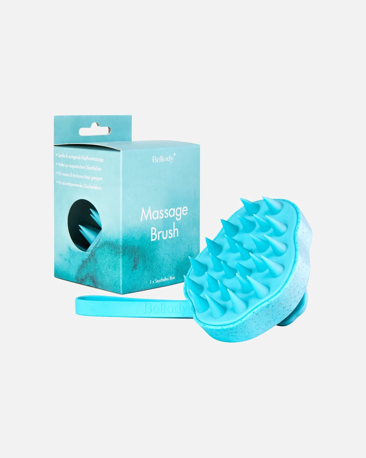 Platte en paddle borstels voor UnisexHoofdhuid MassageborstelSeychelles Blue