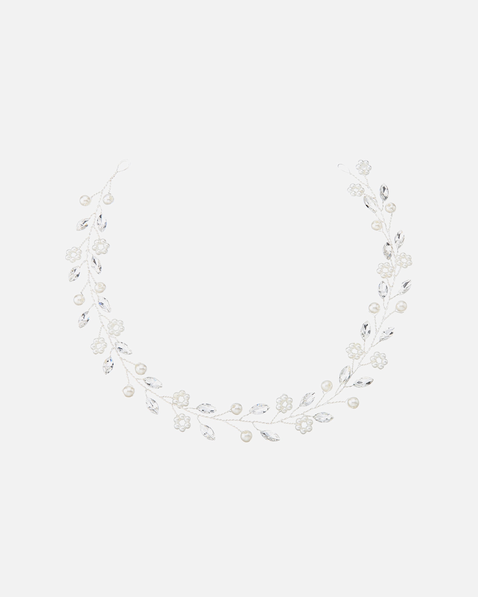 Haar-accessoire voor UnisexChris RubinEmana Hair -accessoiresZilverkleurig