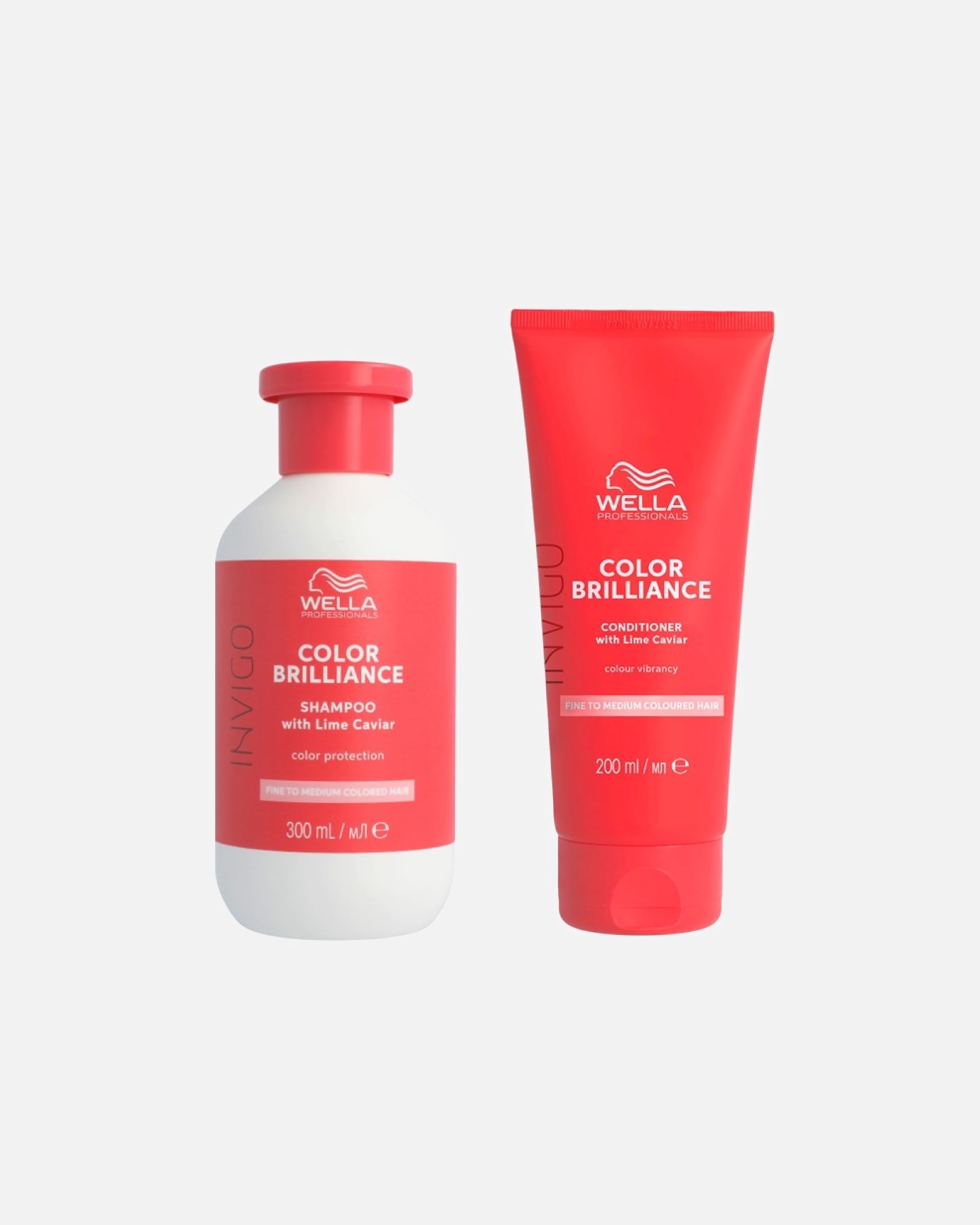 Haarverzorgingsset voor Wella ProfessionalsINVIGO Color Brilliance Fine Bundle1 stuk