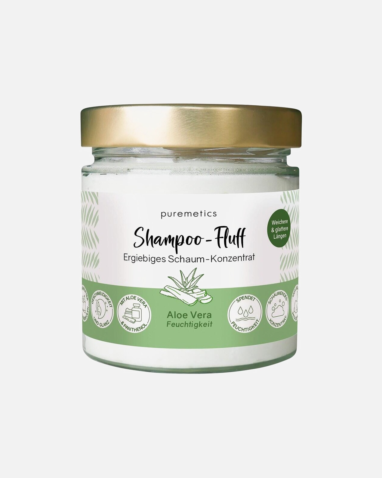Haarshampoo voor UnisexpuremeticsHydraterende Shampoo-Fluff 'Aloë Vera'150 g