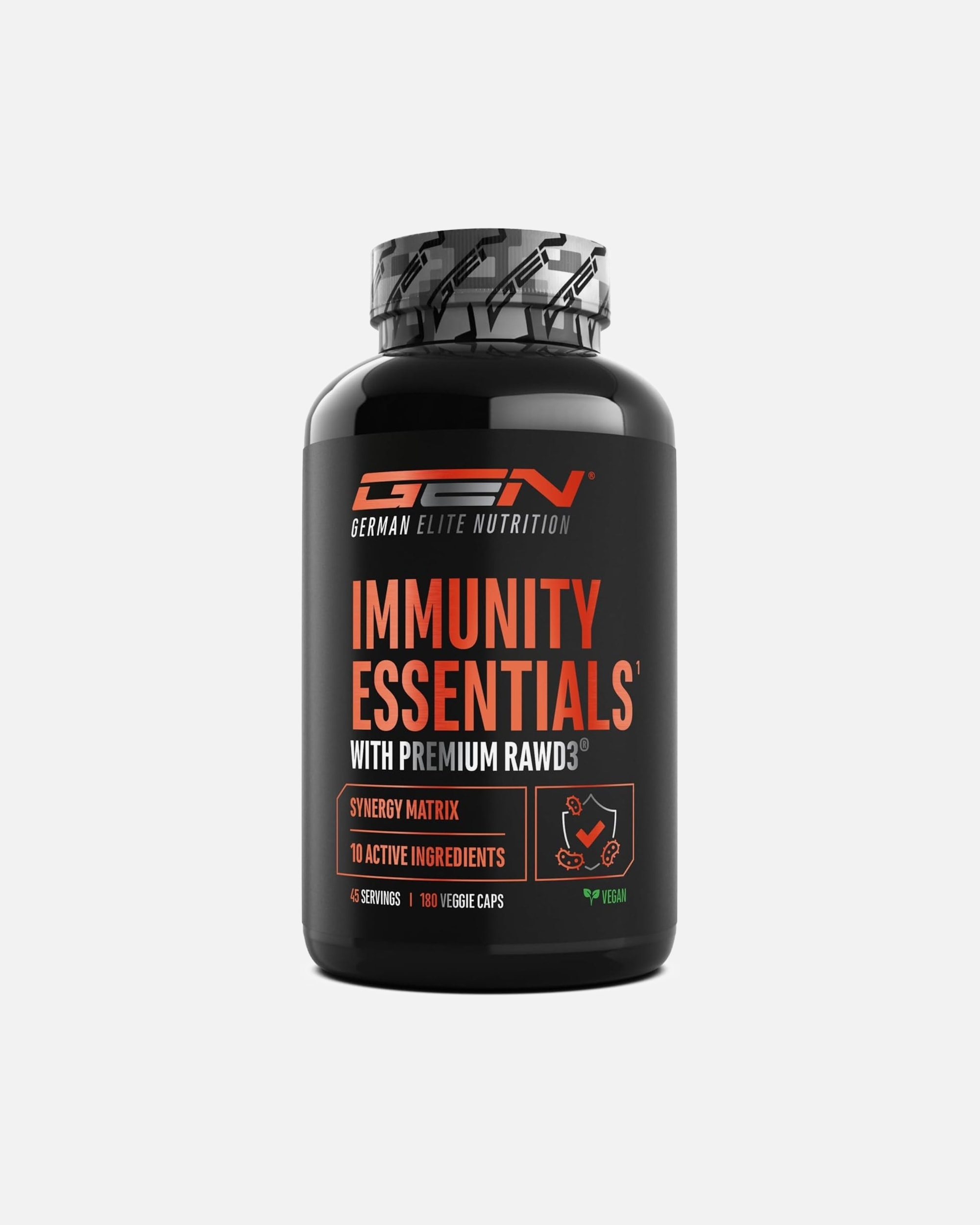 Voedingssupplement voor UnisexGerman Elite NutritionDefault Brand LineImmunity Essentials Immuun Ondersteuningsformule180 capsules