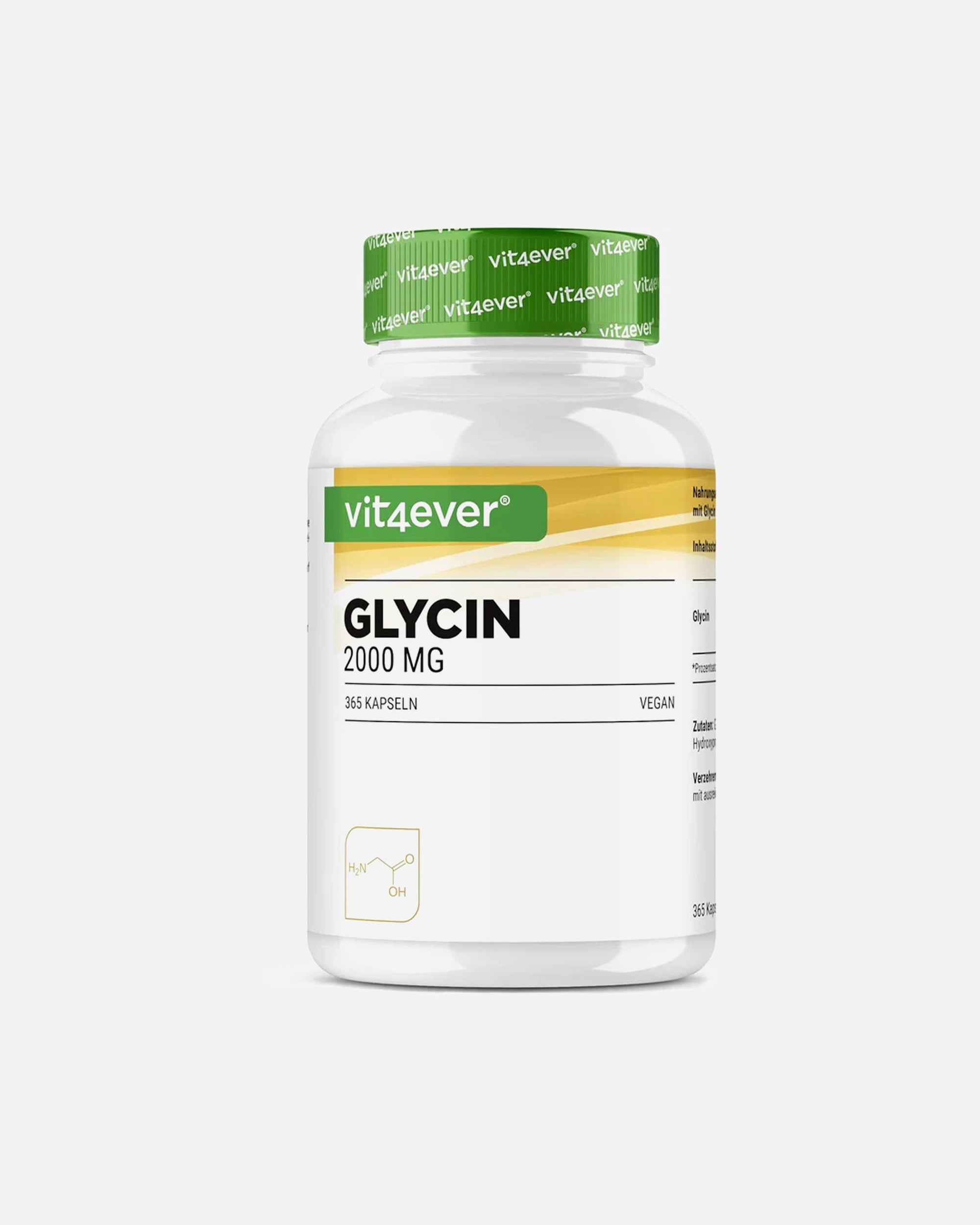 Voedingssupplement voor UnisexVit4everDefault Brand LineGlycine365 capsules