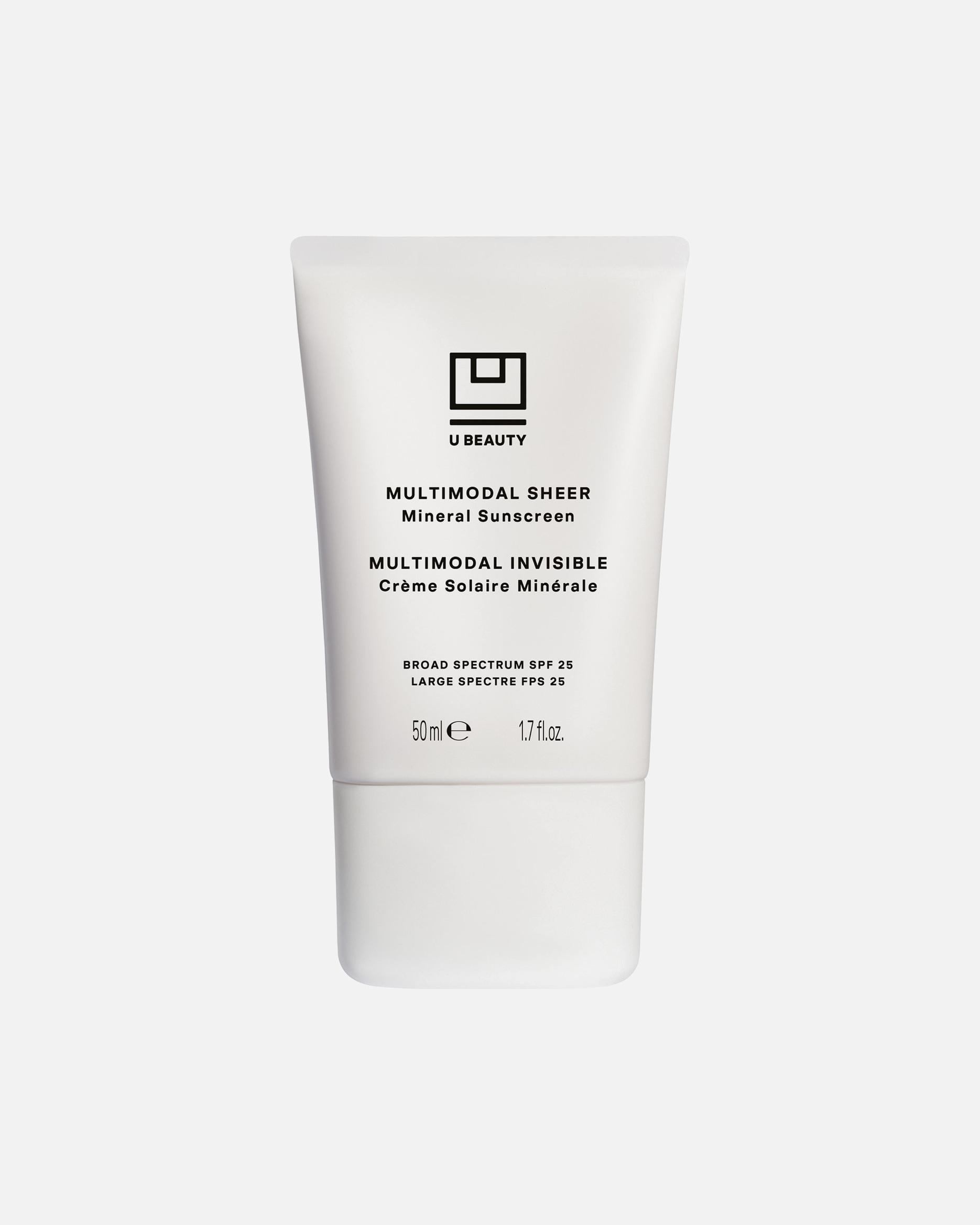 Zonnebrandcrème voor het lichaam voor UnisexU BEAUTYMultimodal Sheer Mineral SPF 25Multimodal Sheer Mineral SPF 25