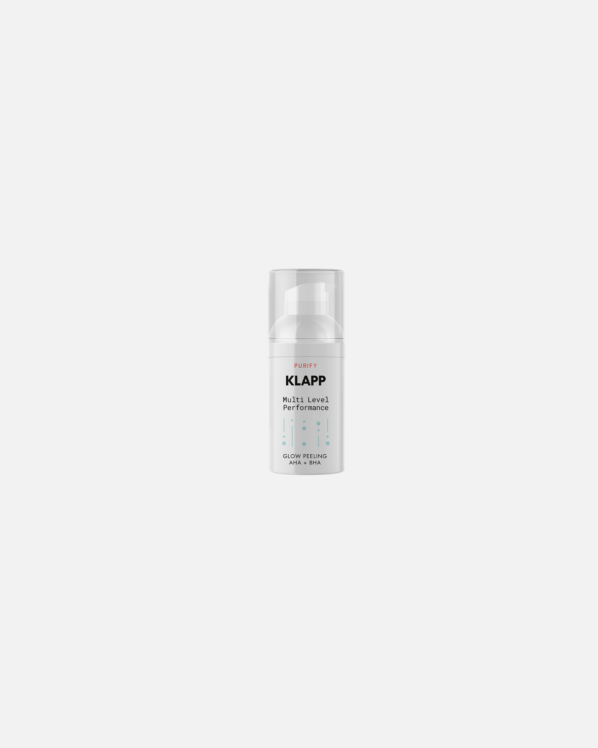 Gezichtspeeling voor UnisexKlappGlow Peeling AHA + BHA30 ml