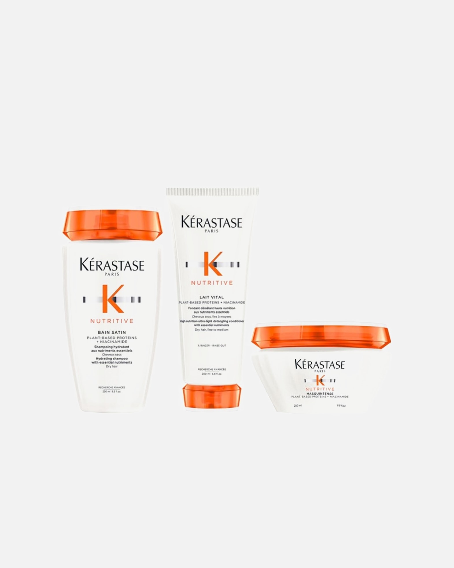 Haarverzorgingsset voor KérastaseNutritive Set Masquintense (Bain Satin/ Lait Vital/ Maske)1 stuk