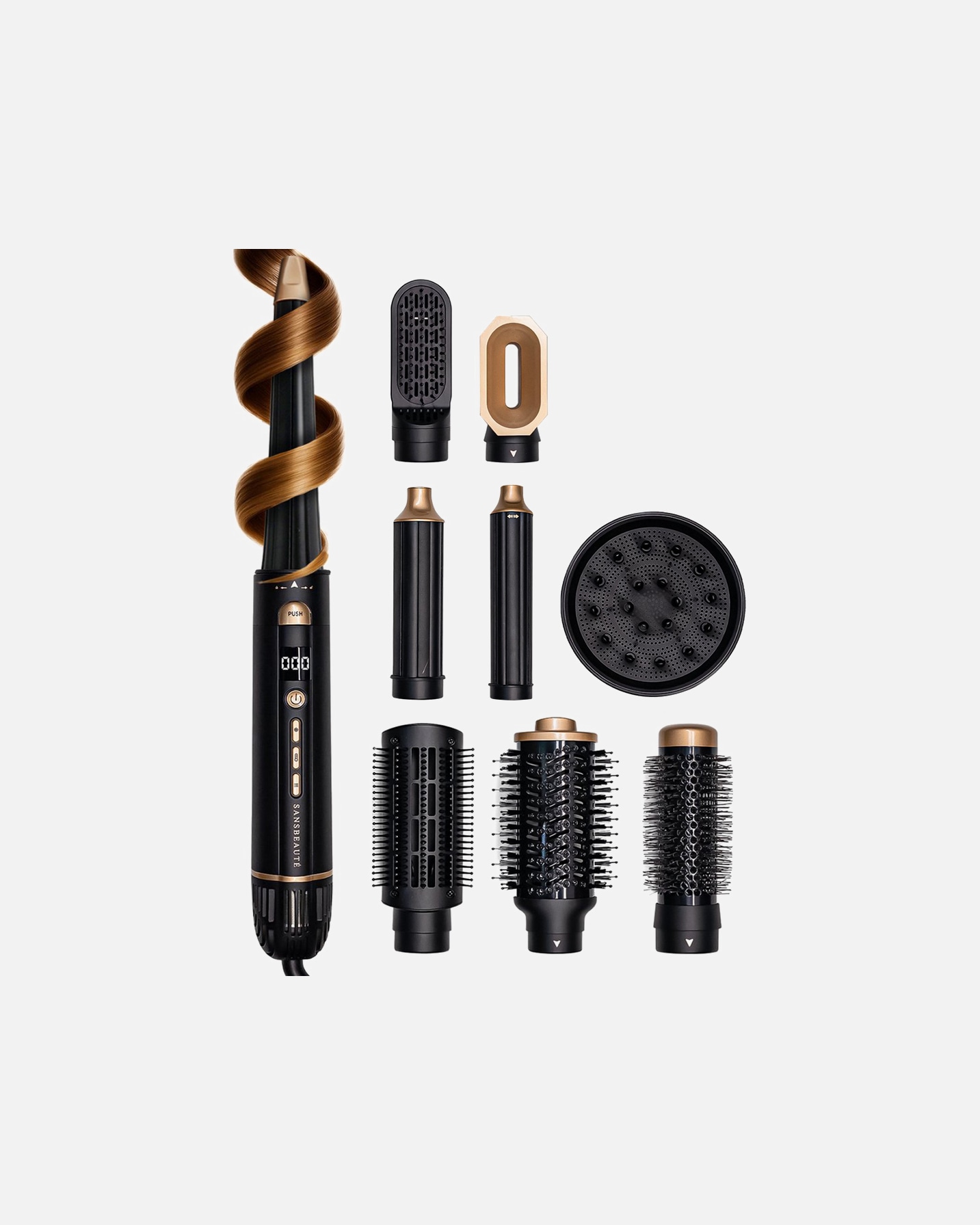 Haarrollers voor UnisexSansbeauteDefault Brand Line9-in-1 Airstyler met Diffuser 1 Piece