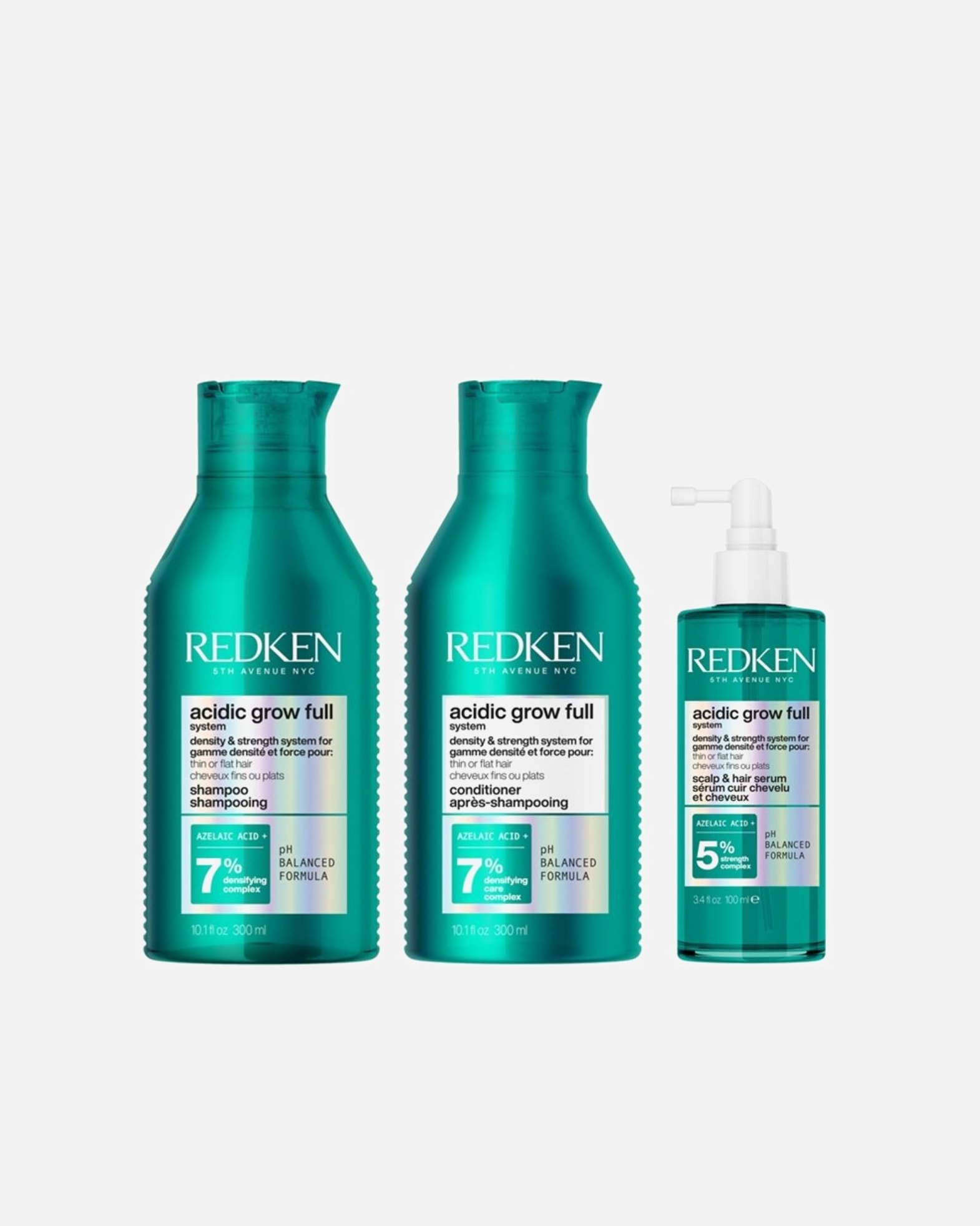 Haarverzorgingsset voor RedkenAcidic Grow Full Bundle Serum1 stuk