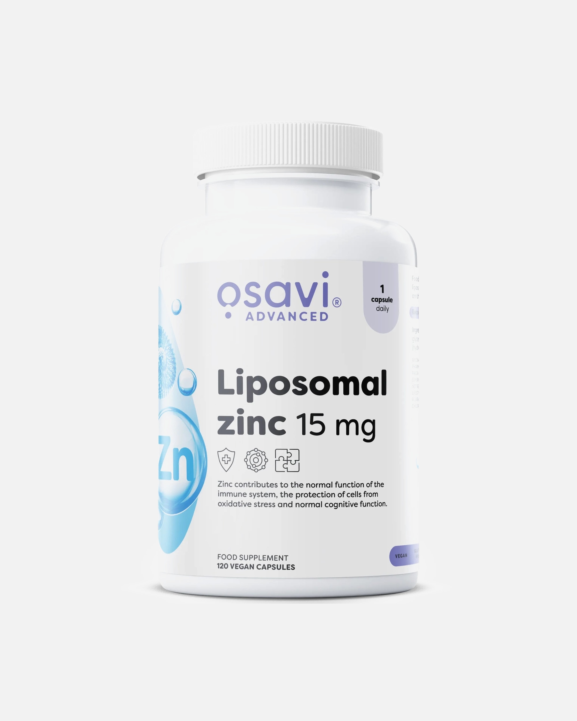 Voedingssupplement voor UnisexOsaviDefault Brand LineLiposomale Zink120 capsules