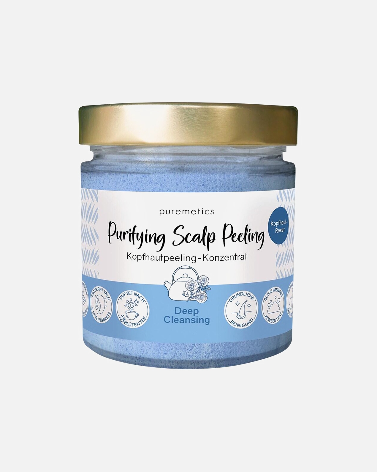 Hoofdhuidpeeling voor UnisexpuremeticsZuiverende hoofdhuidpeeling 'Diep reinigen250 g