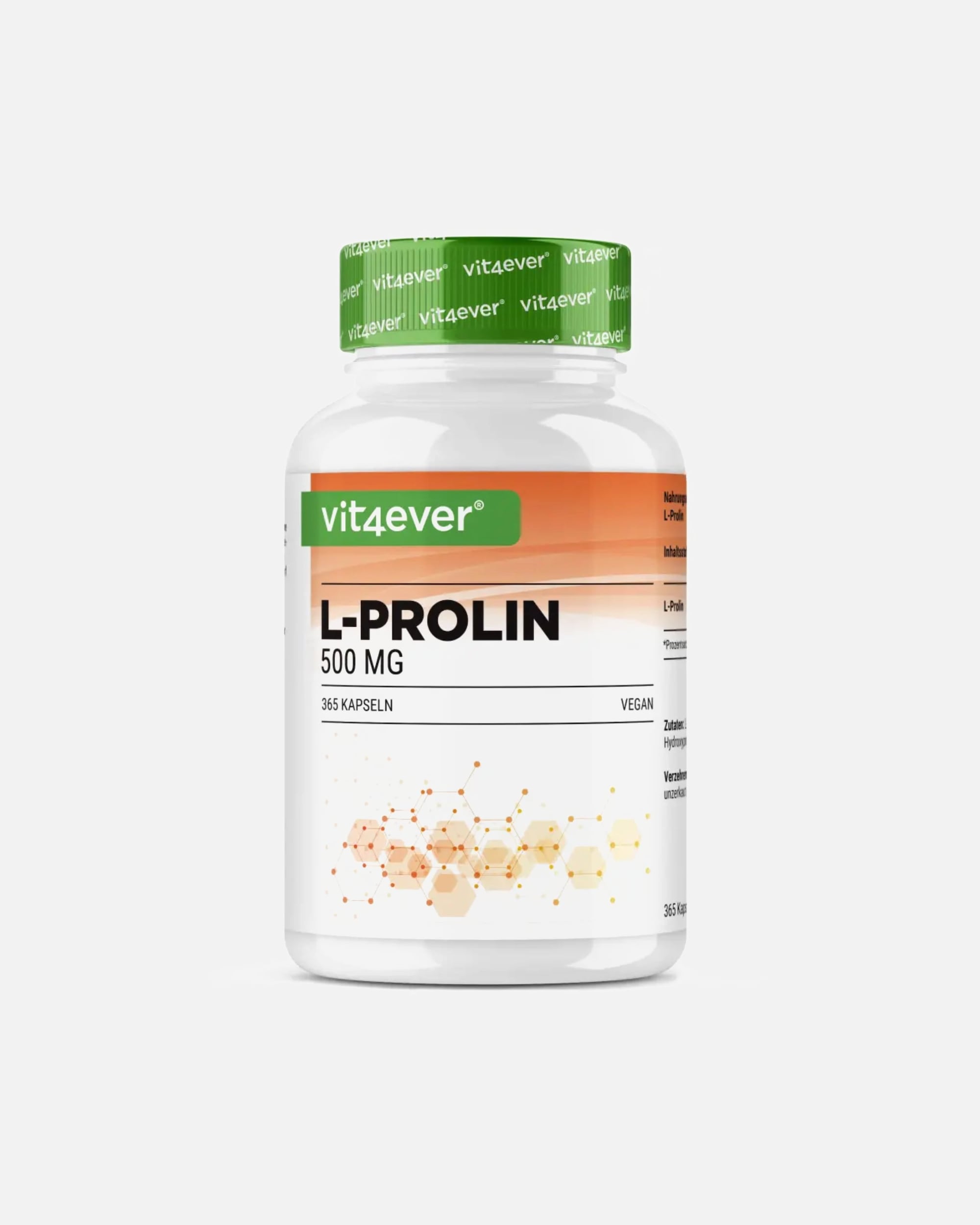 Voedingssupplement voor UnisexVit4everDefault Brand LineL-Proline365 capsules