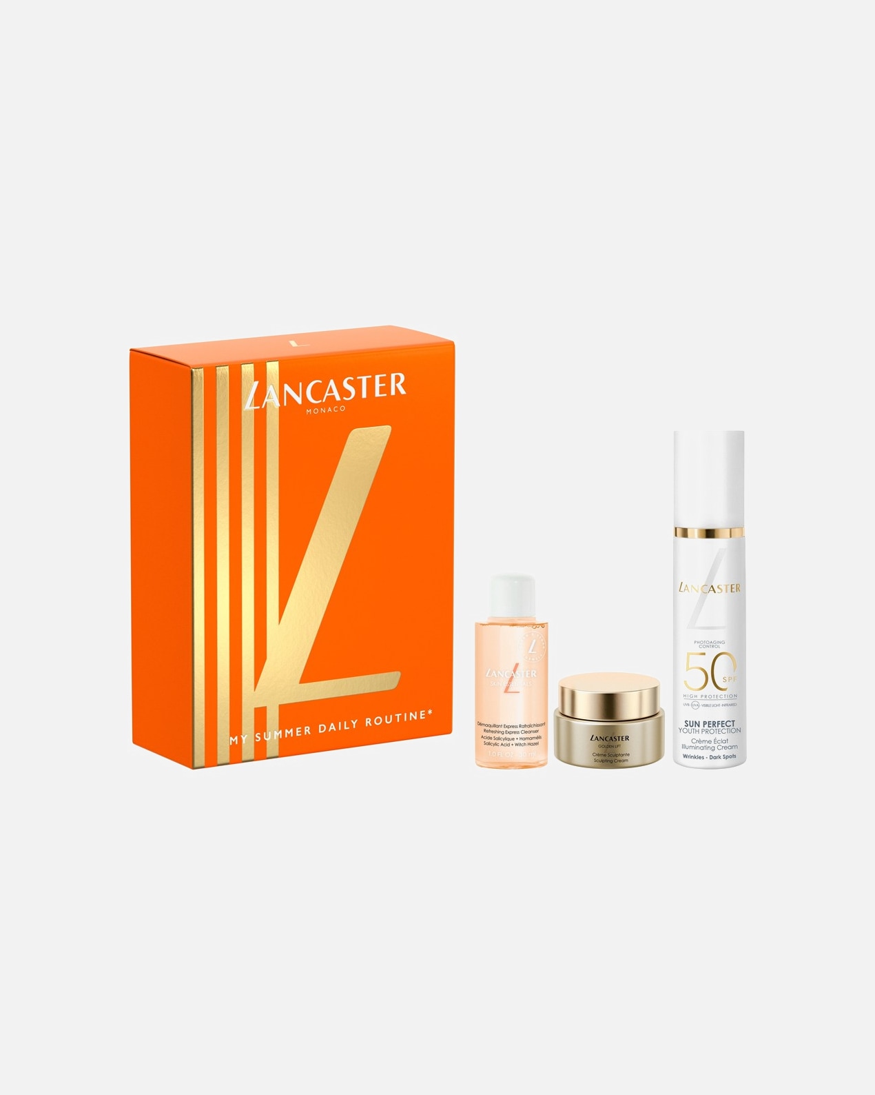 Gezichtsverzorgingsset voor UnisexLancasterMy Summer Daily Routine Set1 stuks