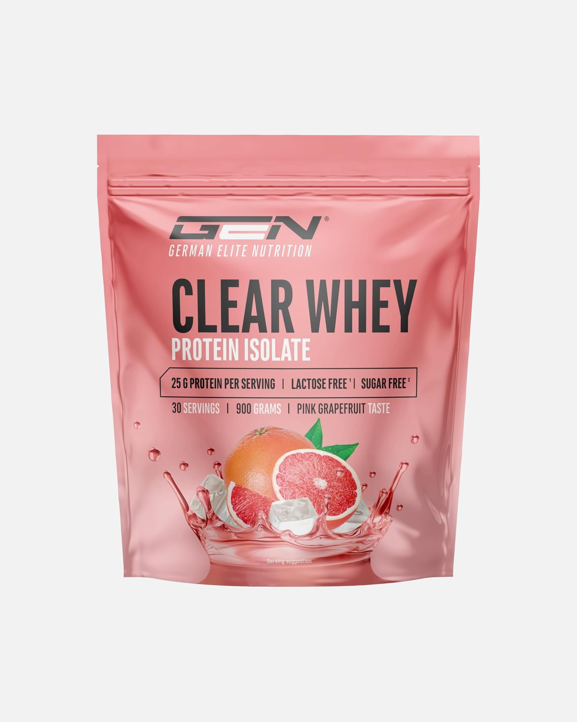 Voedingssupplement eiwitten voor UnisexGerman Elite NutritionDefault Brand LineClear Whey Proteïne IsolaatRoze Grapefruit
