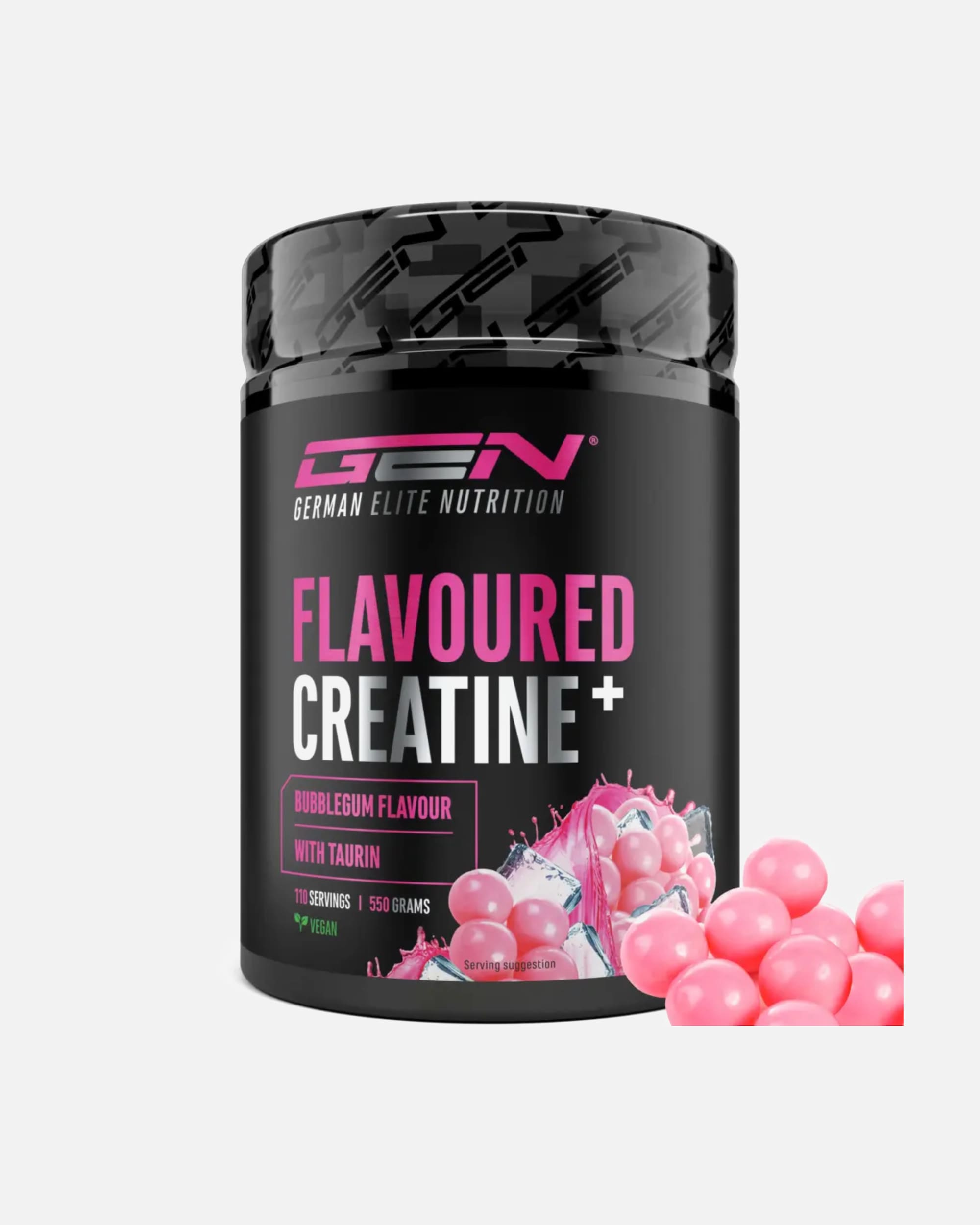 Voedingssupplement eiwitten voor UnisexGerman Elite NutritionDefault Brand LineFlavoured Creatine+ Creatine Monohydraat & TaurineBubblegum