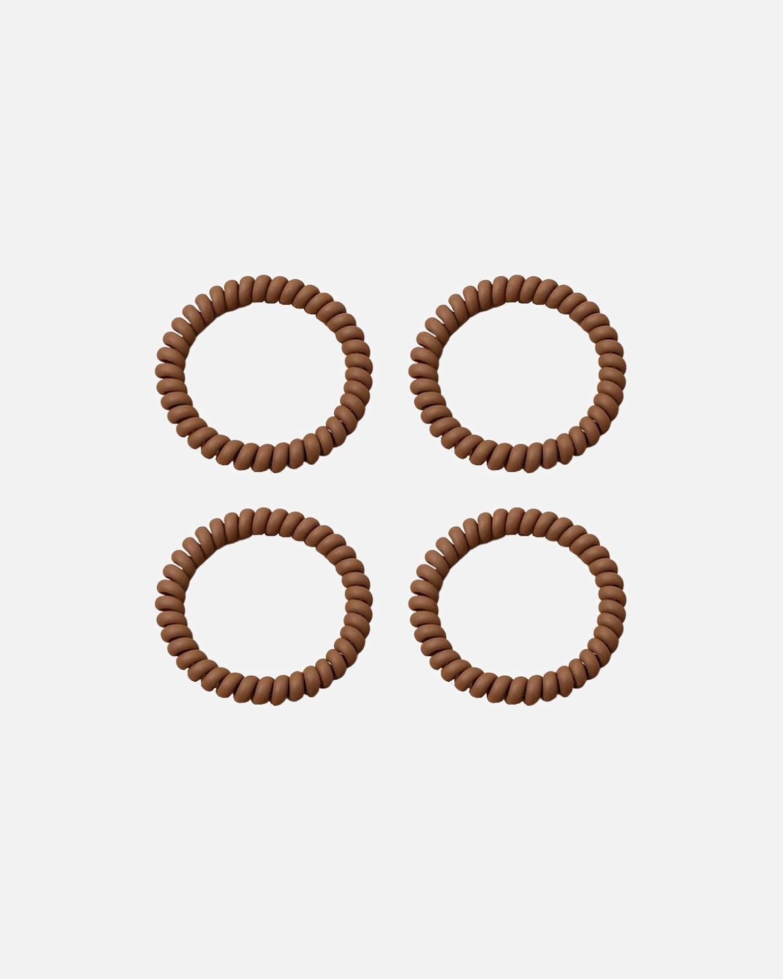 Haarelastiekje voor SOHOGolf spiraalhaarbindBruin