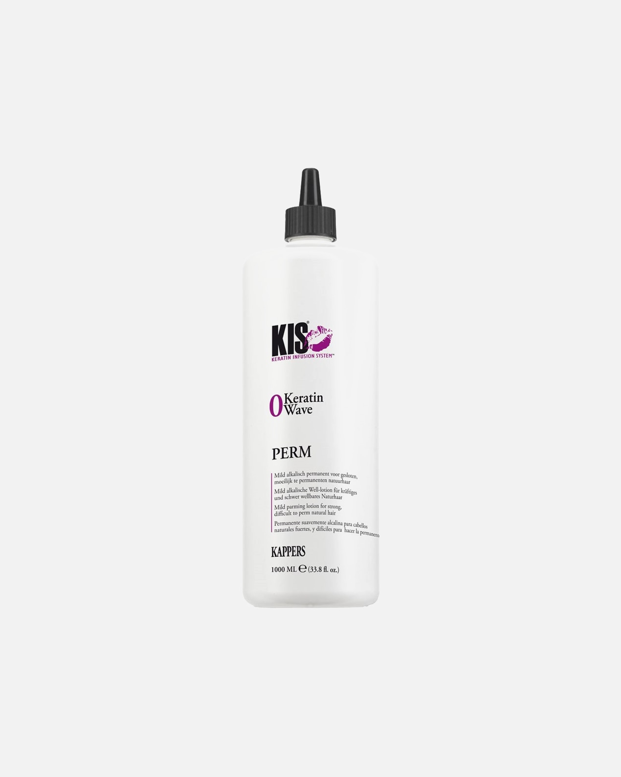 Haarcrème voor Kis Keratin Infusion SystemKeraWave0 - Sterk, moeilijk te krullen haar