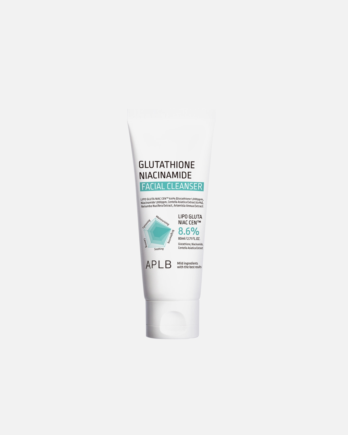 Gezichtsreinigingsschuim voor UnisexAPLBDefault Brand LineGlutathione Niacinamide Facial Cleanser80ml