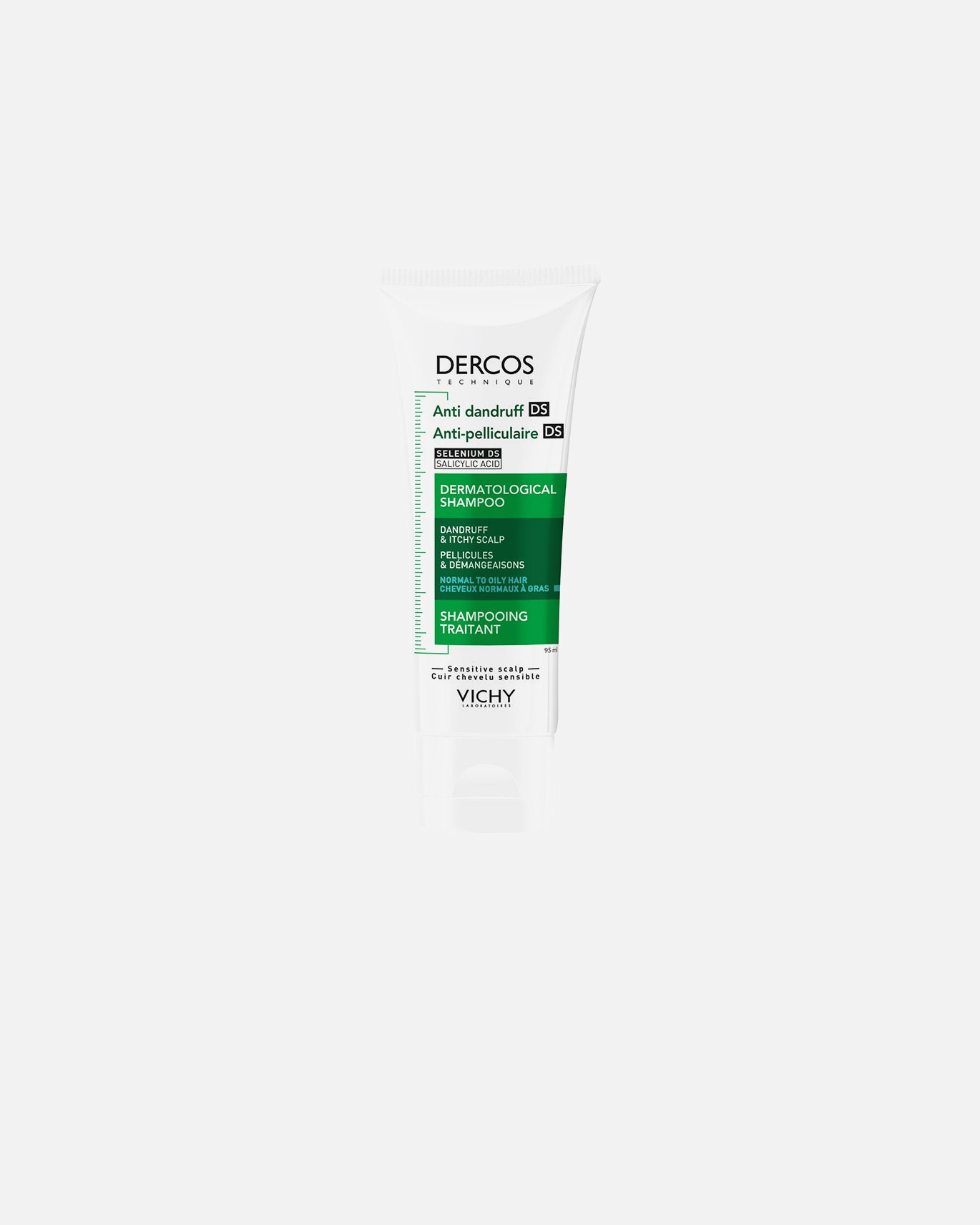 Haarshampoo voor UnisexVichyDercosAnti Dandruff Dermatological Shampoo Normaal tot Vet Haar95 ml