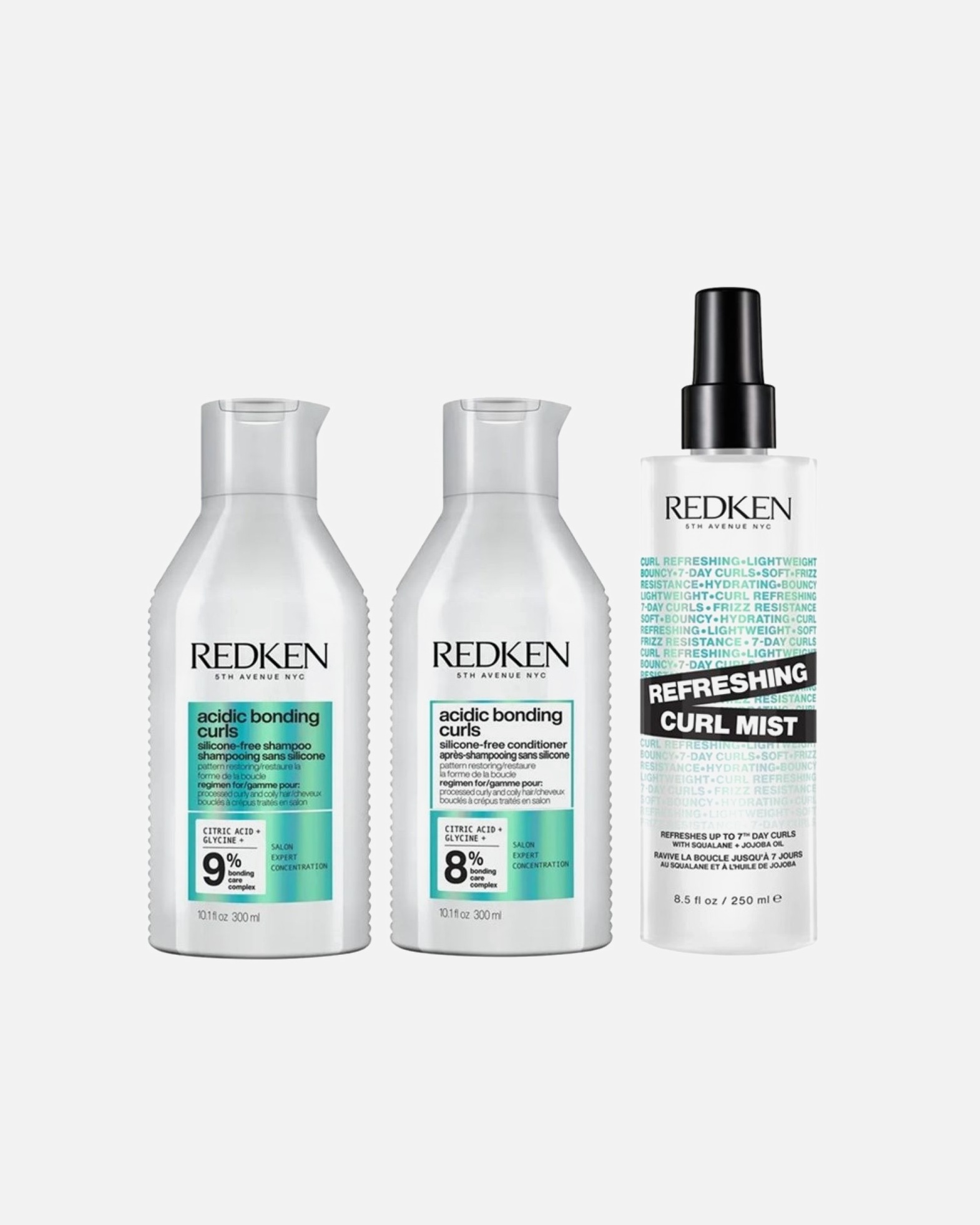 Haarverzorgingsset voor RedkenAcidic Bonding CURLS Bundle Mist1 stuk