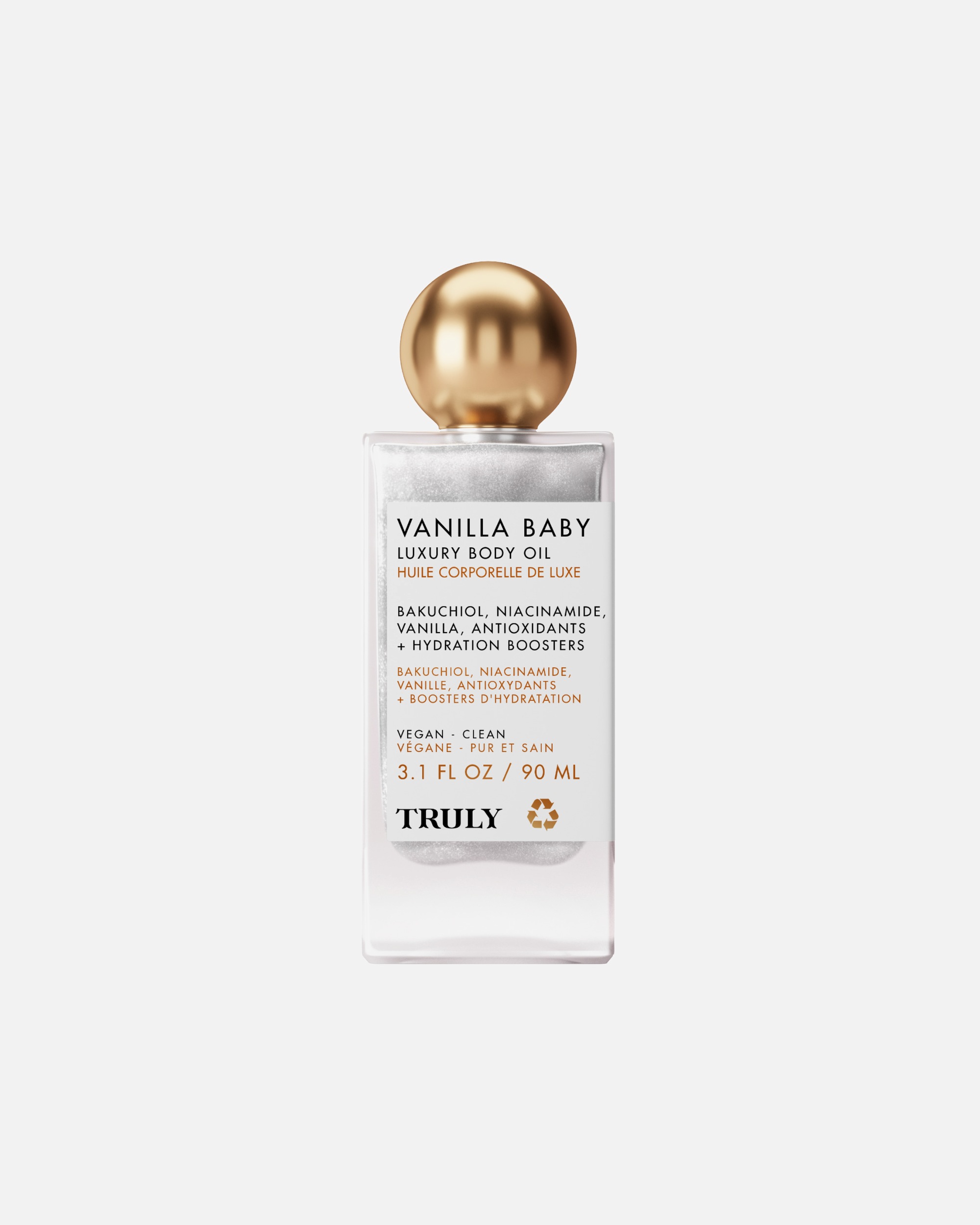 Body oil voor UnisexTruly BeautyDefault Brand LineVanille babylichaamsolie90 ml