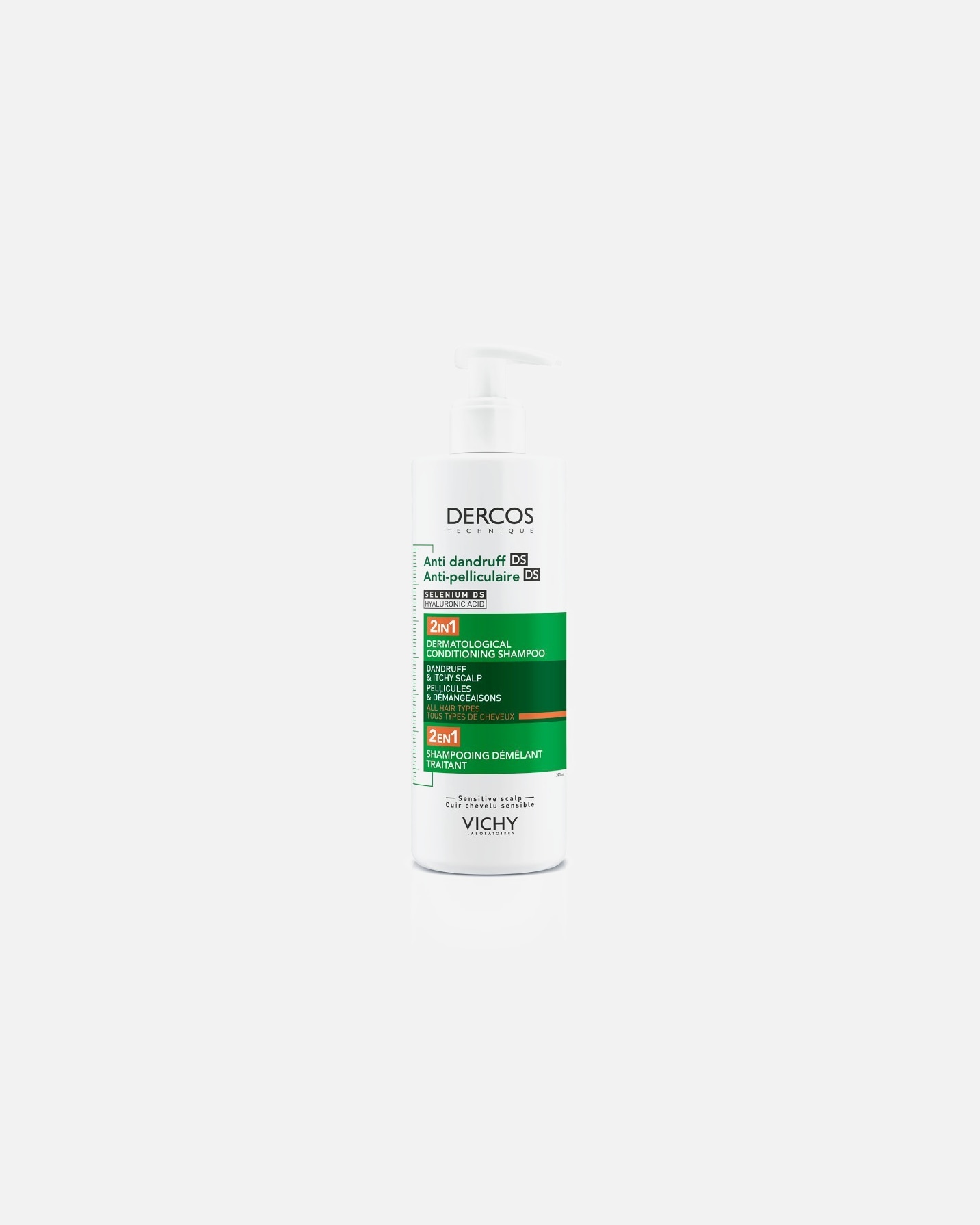 Haarshampoo voor UnisexVichyDercosAnti-roos DS 2-in-1390 ml