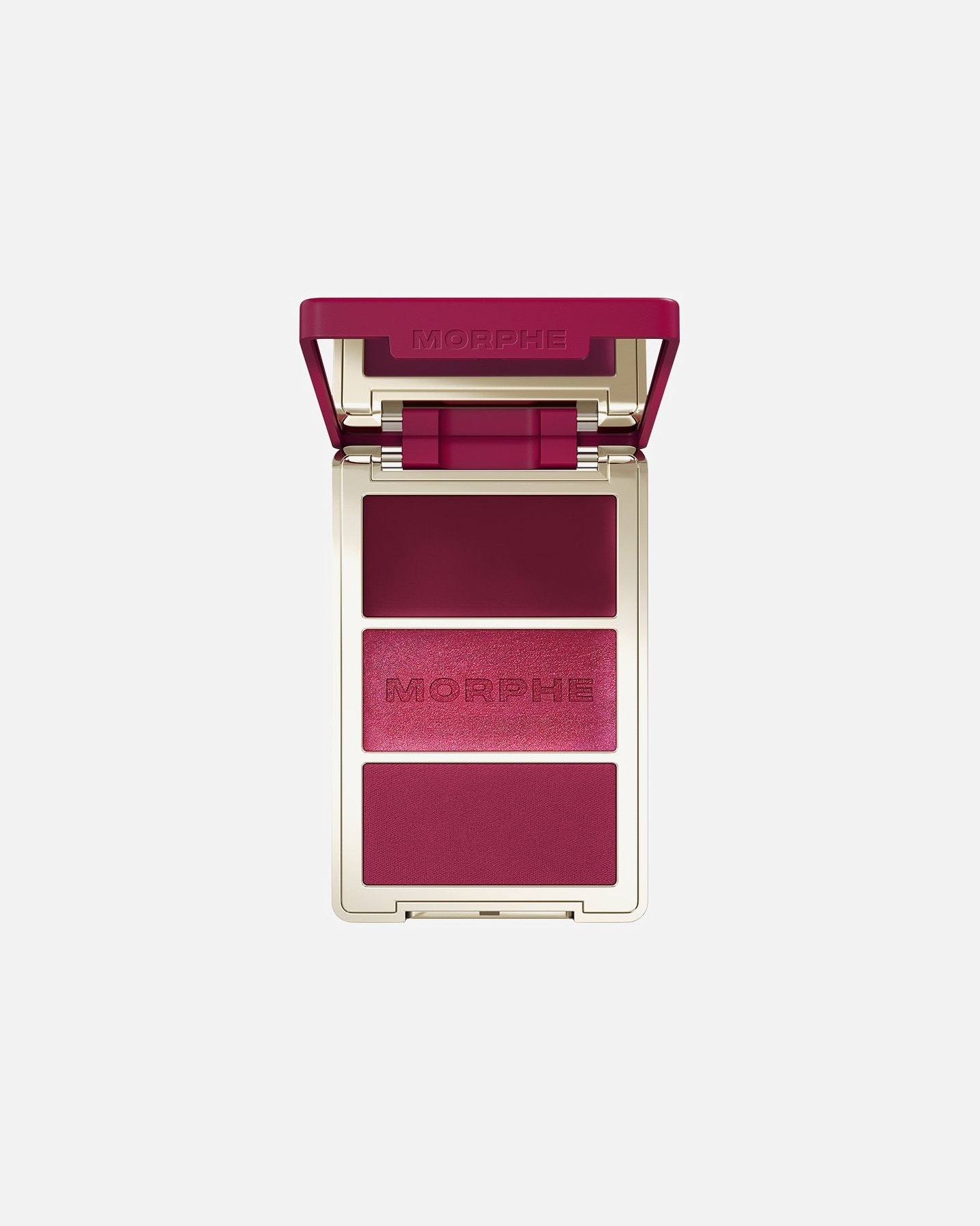 Blush voor UnisexMorpheCheek Thrills Multi-Finish Face TrioWINE & DINE