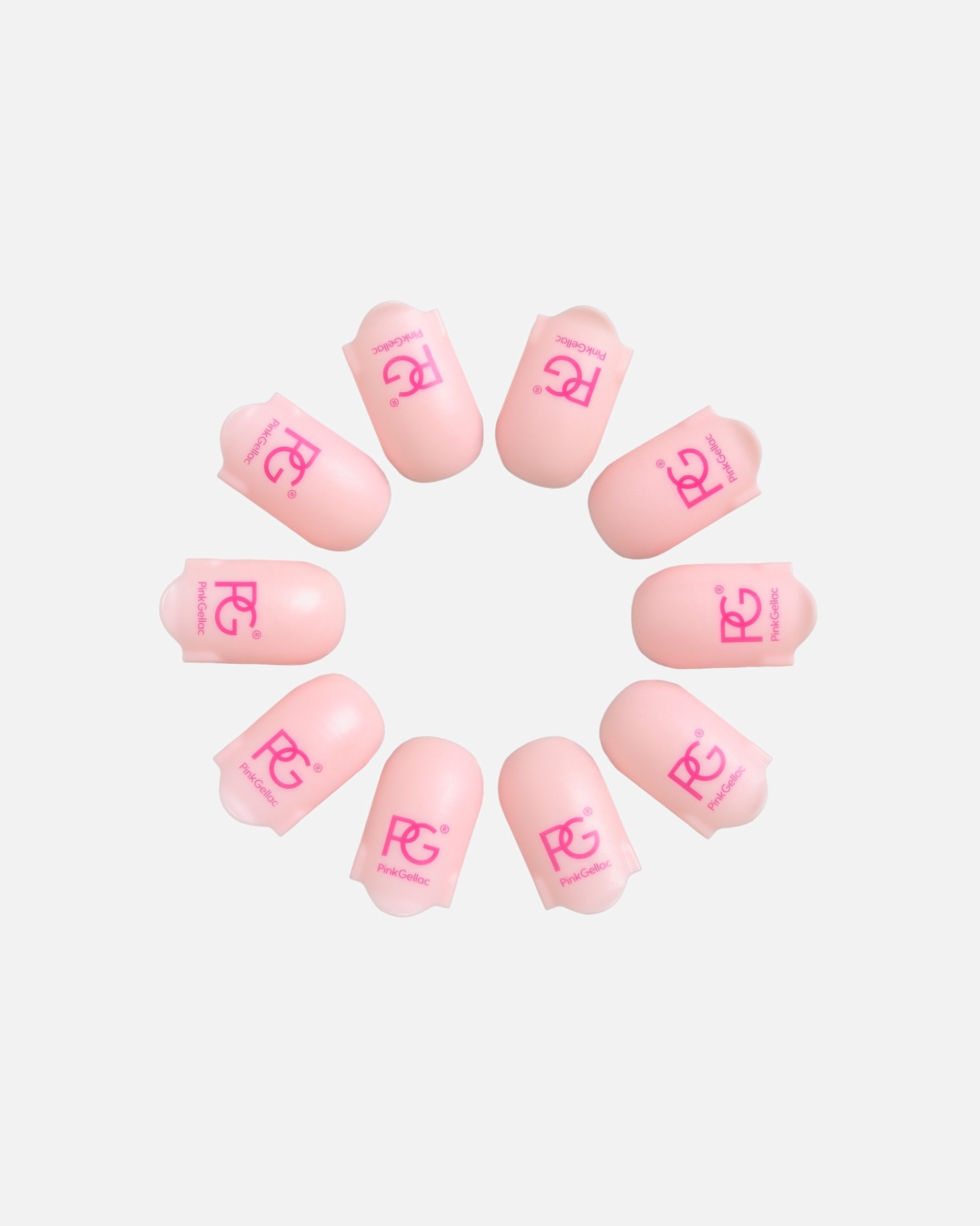 Verzorgingsaccessoire voor Pink GellacGel Nagellak verwijder clips1 stuk