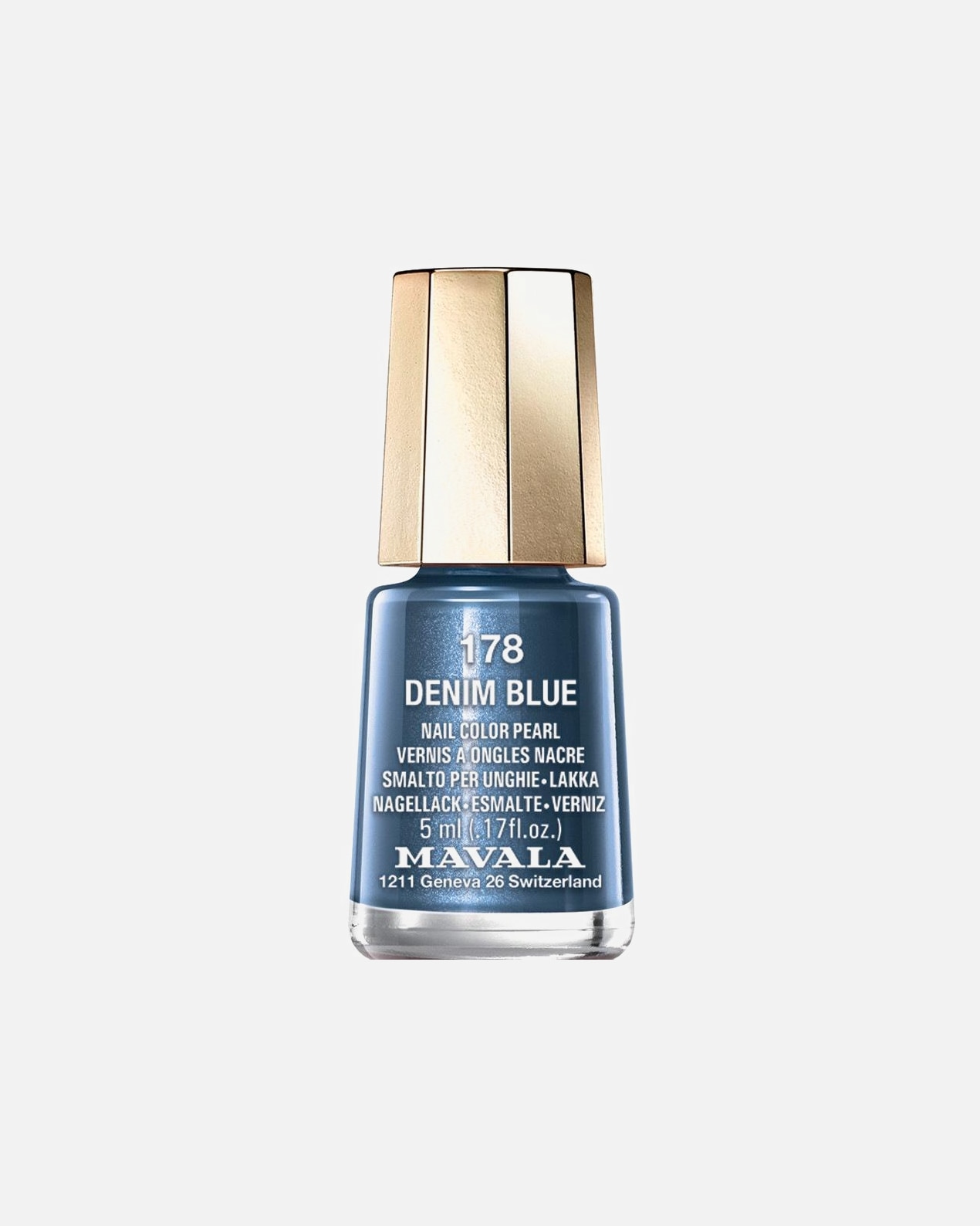 Nagellak voor UnisexMavalaNail Color178 - Denim Blue