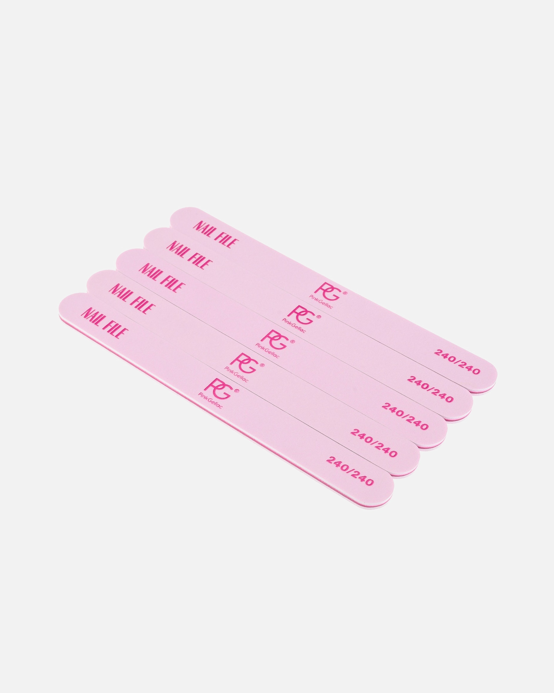 Nagelvijl voor Pink GellacNagelvijl Boomerang 240/240 grit1 stuk