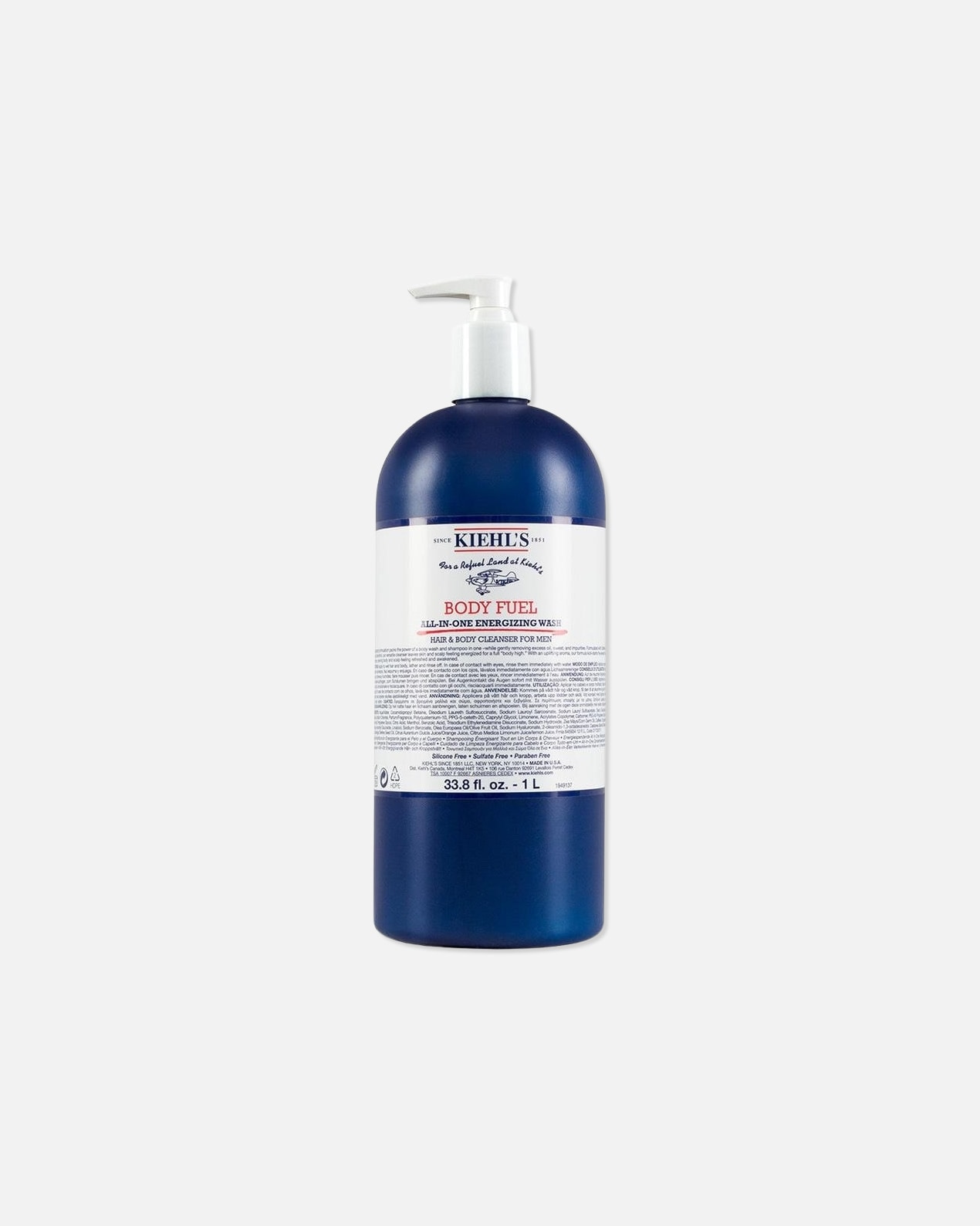 Hair & Body wash voor Kiehl’sBody Fuel All-In-One Energizing Wash1000 ml