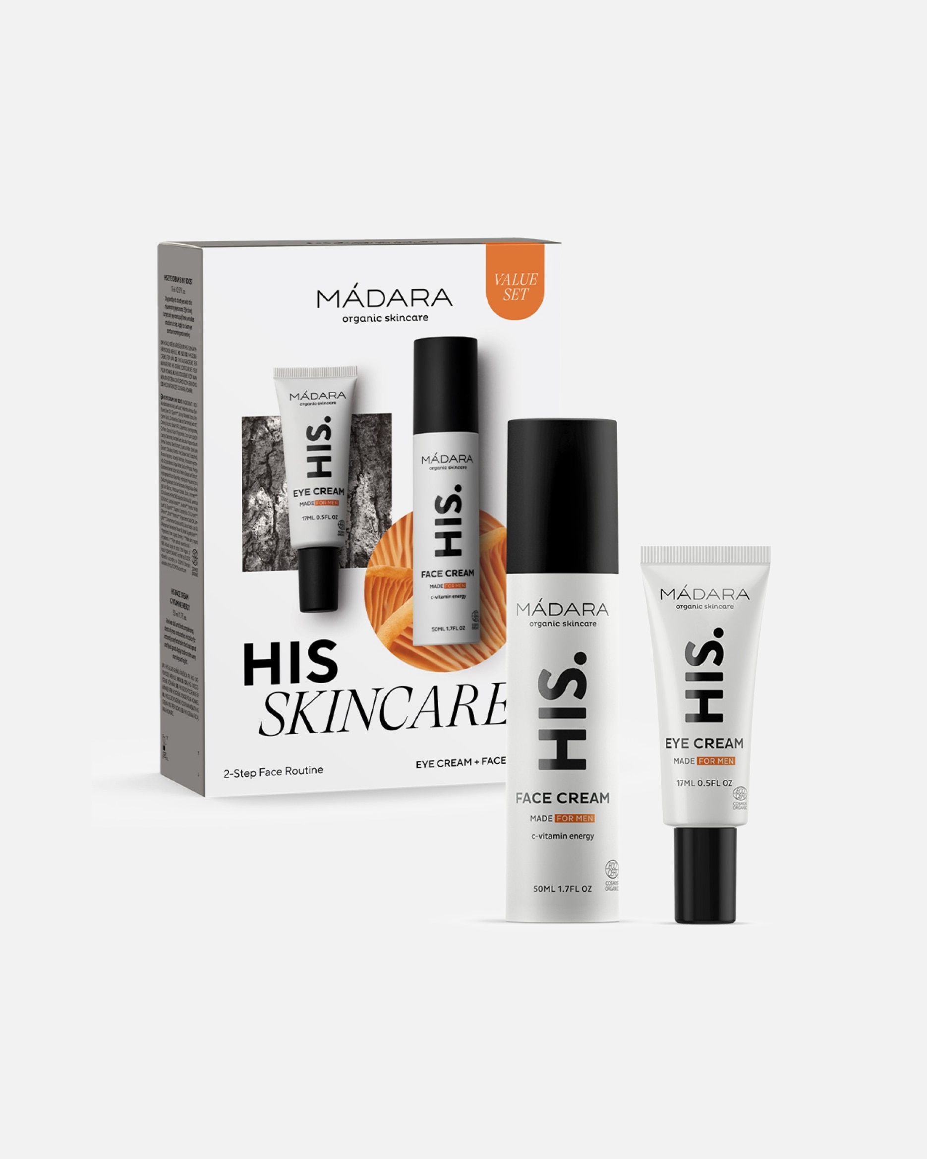 voor MÁDARAHis Skincare 2-Step Face Routine Set1 stuk