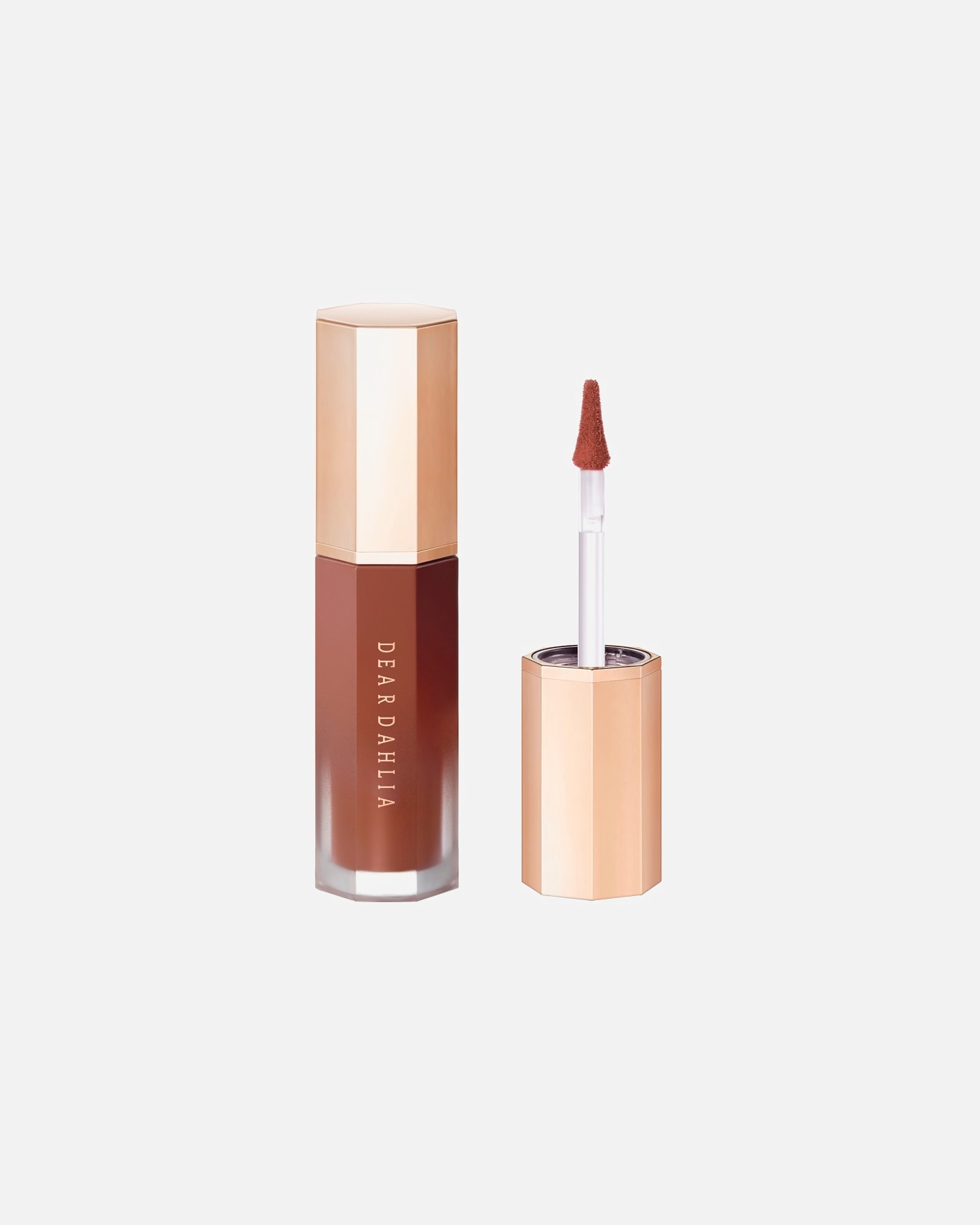 Lipstain voor UnisexDear DahliaPetal Touch Plumping Lip VelourCrème Caramel
