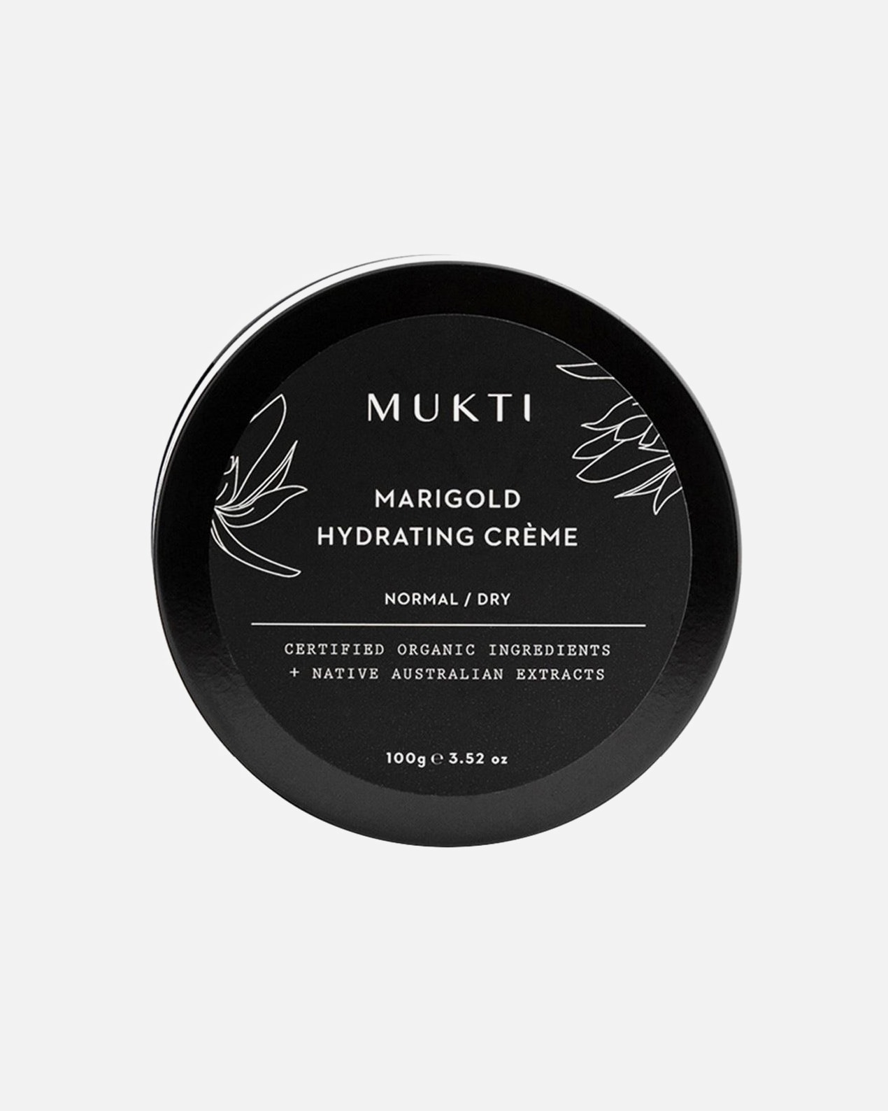 Gezichtscrème voor UnisexMukti OrganicsMarigold Hydrating Crème100 ml