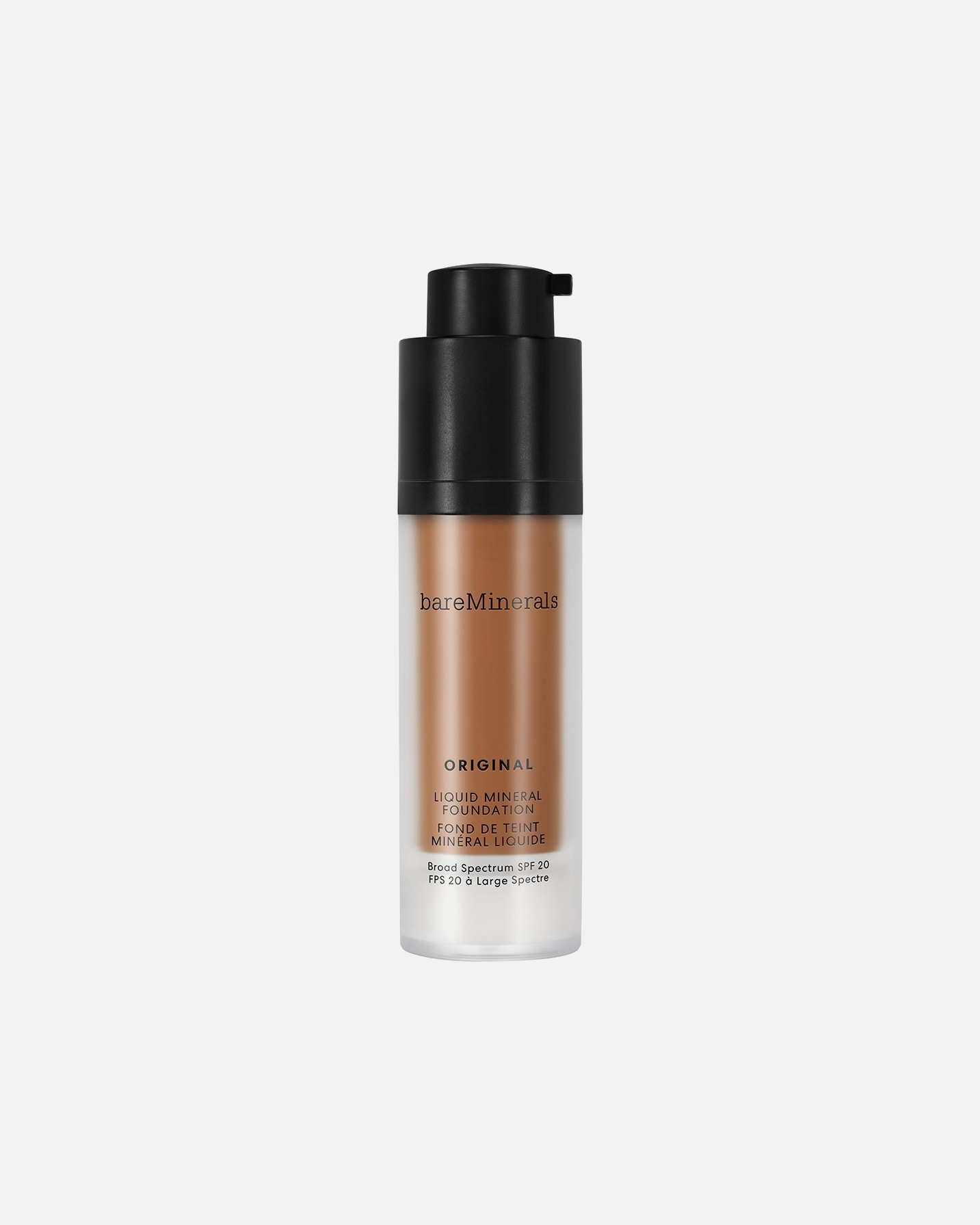 Foundation voor UnisexbareMineralsOriginalLiquid Mineral Foundation Broad Spectrum SPF 2025 - GOLDEN DARK
