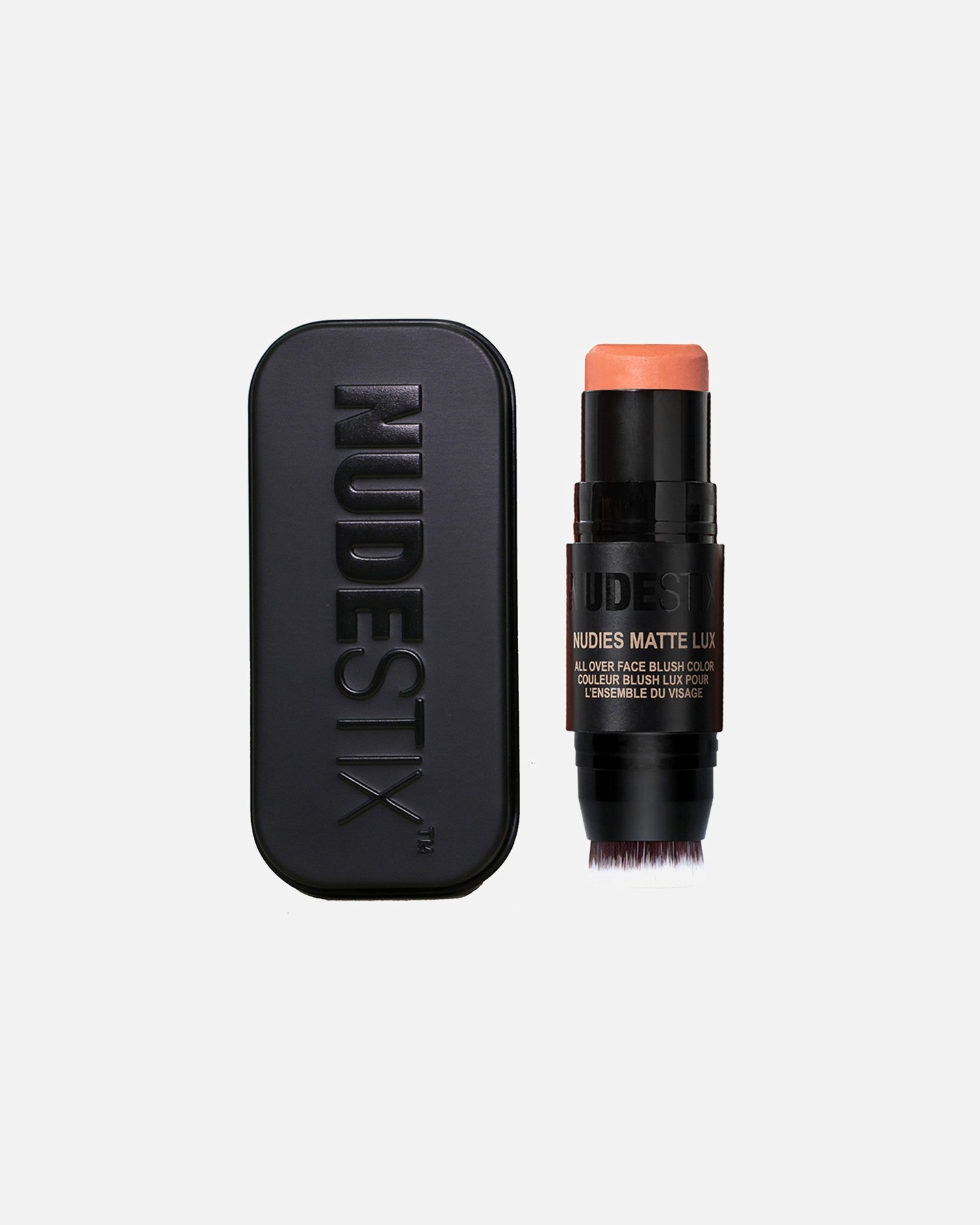 Blush voor UnisexNudestixMatte Lux All Over Face Blush#F1886C - PRETTY PEACHY
