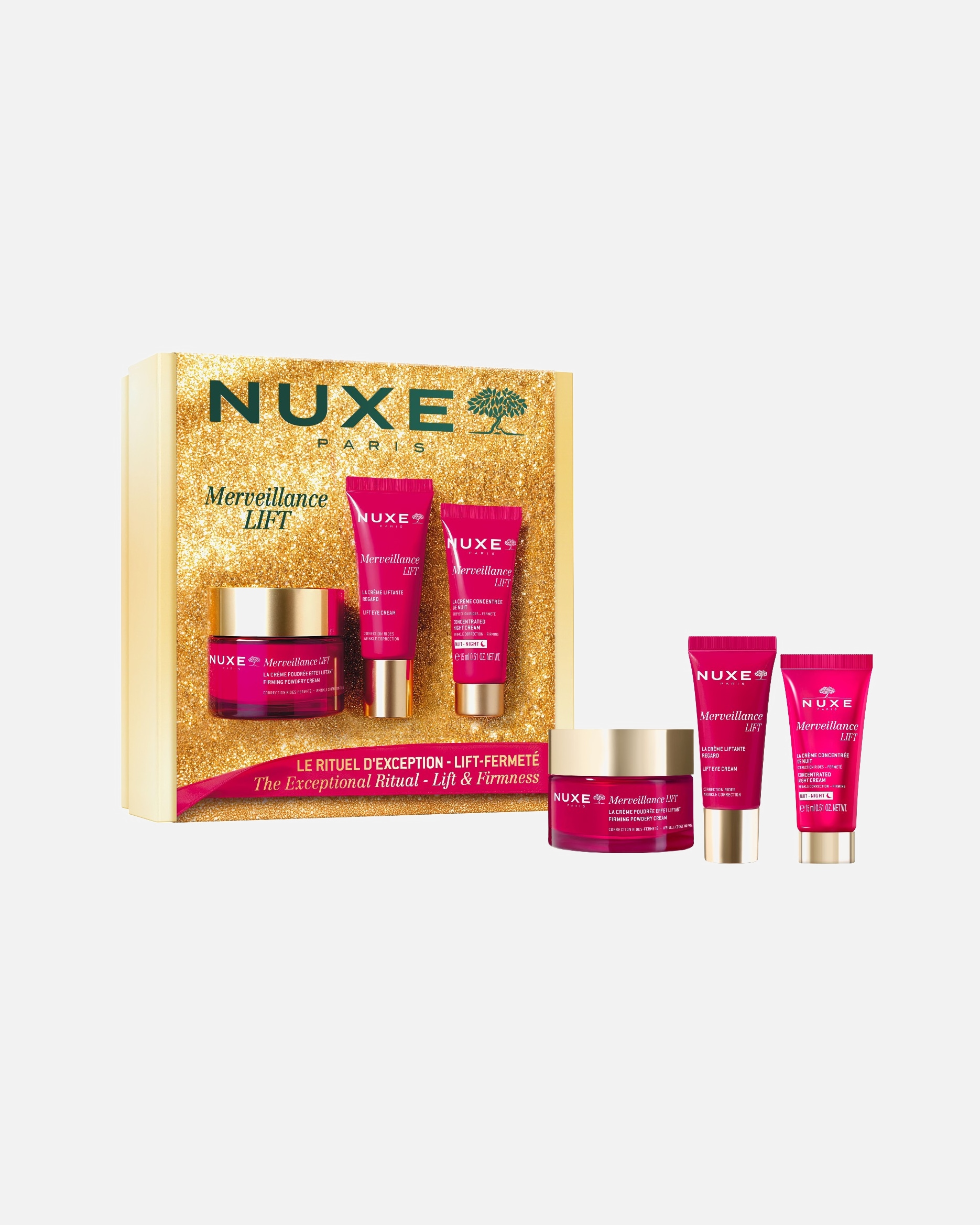 Gezichtsverzorgingsset voor UnisexNUXEMerveillance LiftThe Exceptional Ritual1 stuk