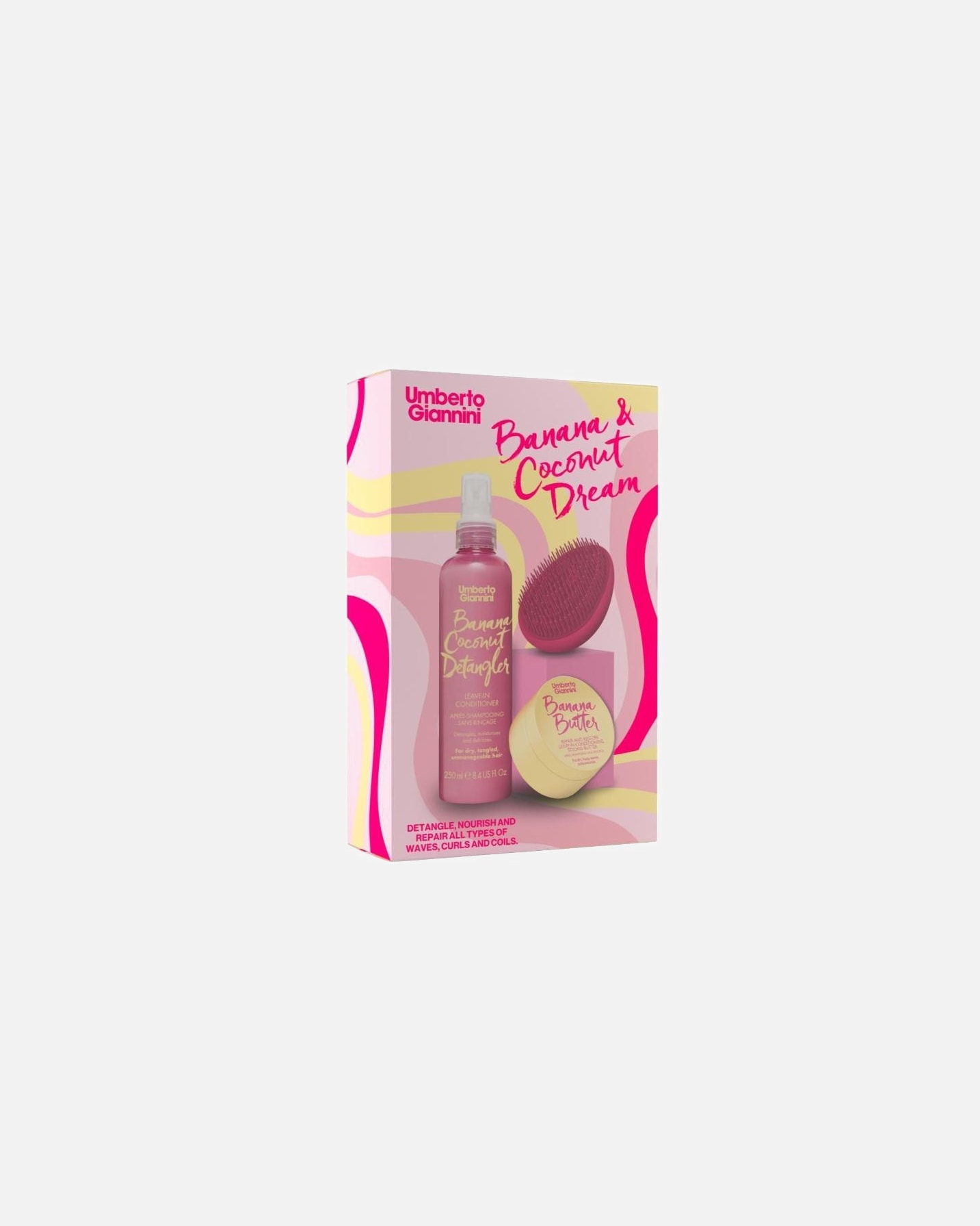 Haarstylingset voor UnisexUmberto GianniniBanana & Coconut Dream1 stuk