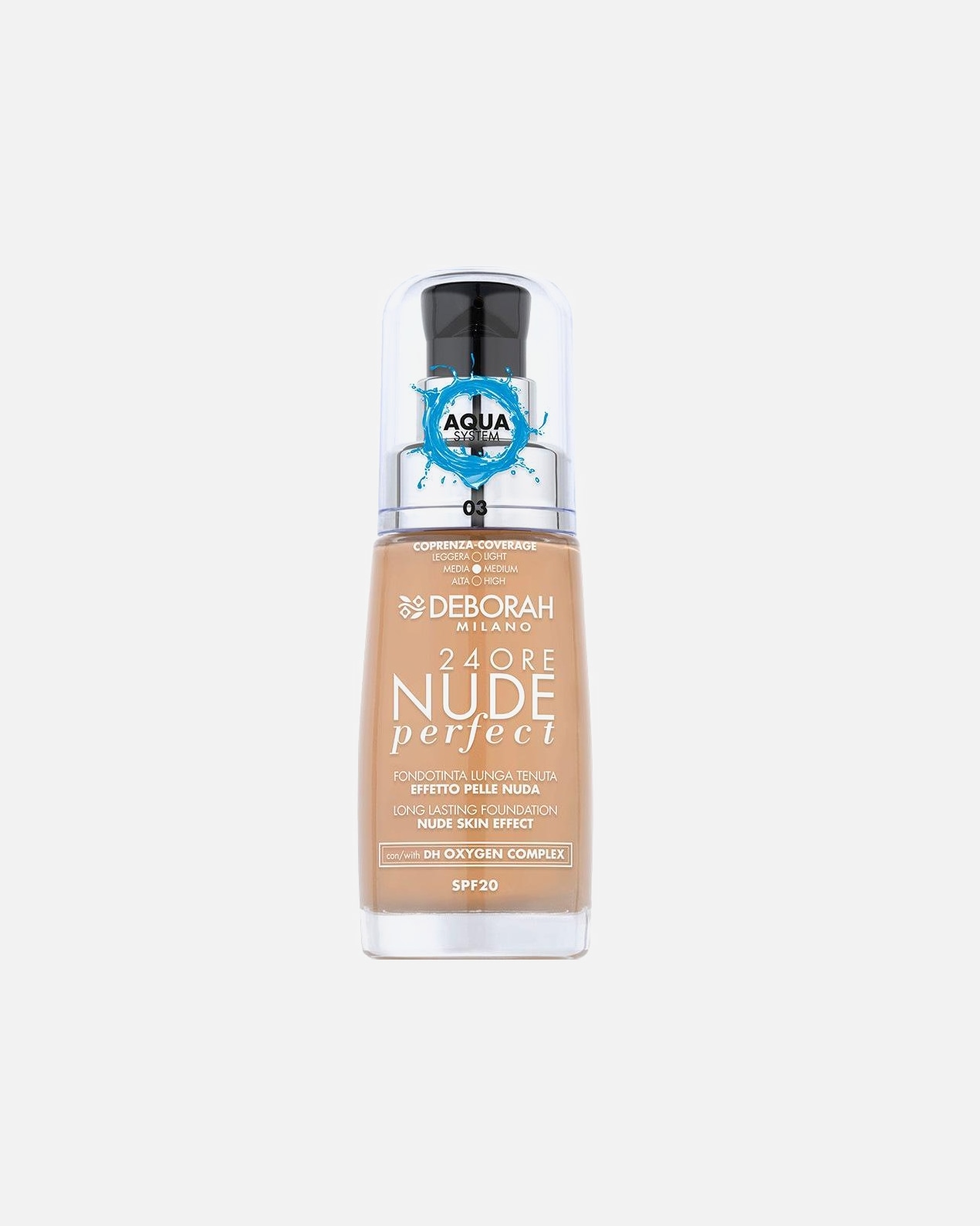 Foundation voor UnisexDeborah Milano24Ore Nude Perfect3 - SAND