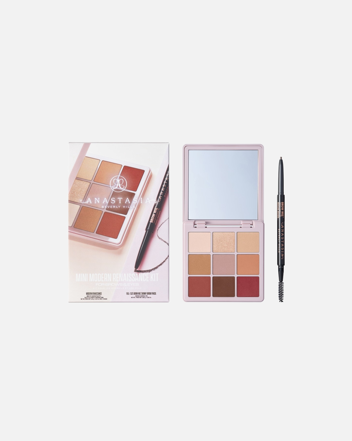 Oogmake-upset voor UnisexAnastasia Beverly HillsMini Modern Renaissance Kit voor wenkbrauwen en ogenMedium Brown