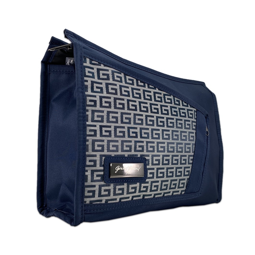 Heren toilettas blauw