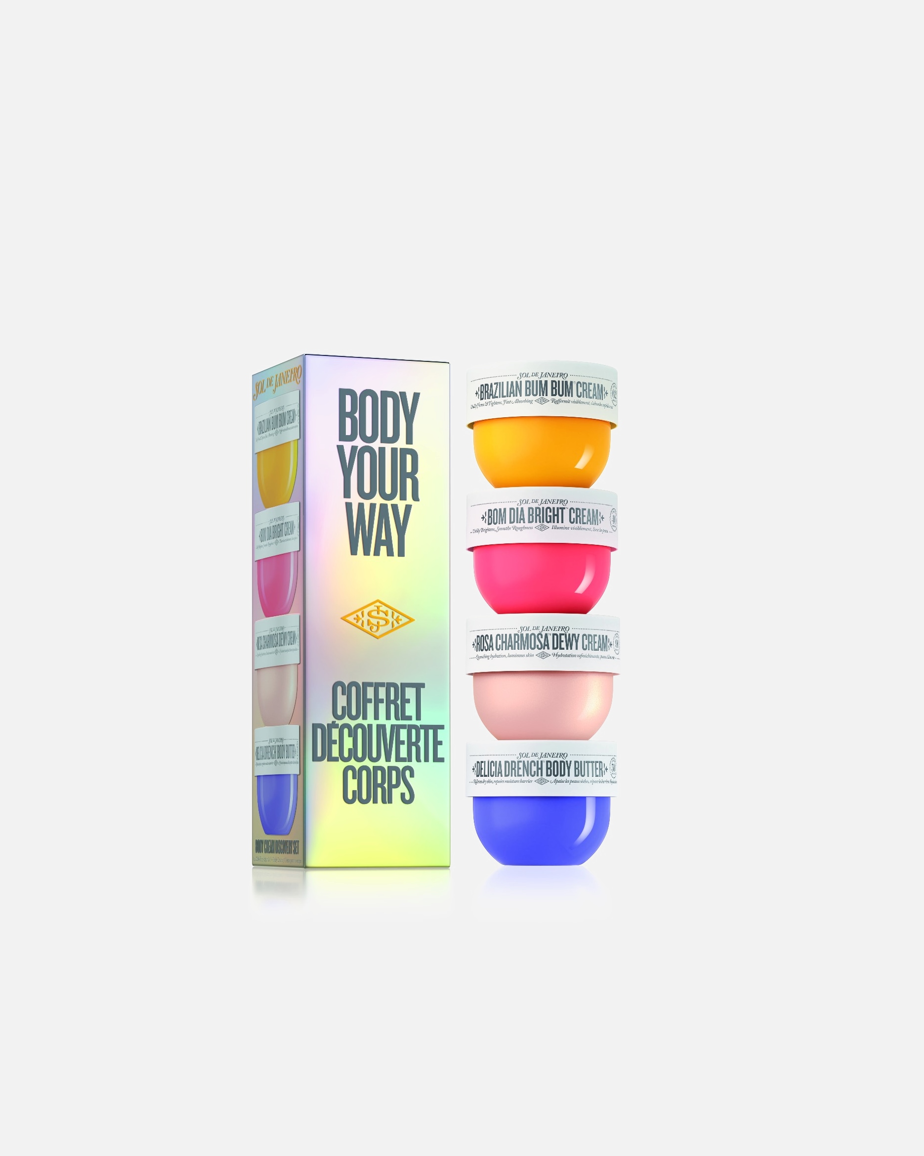 Lichaamsverzorgingsset voor UnisexSol de JaneiroBody Your Way Body Cream Set1 stuk