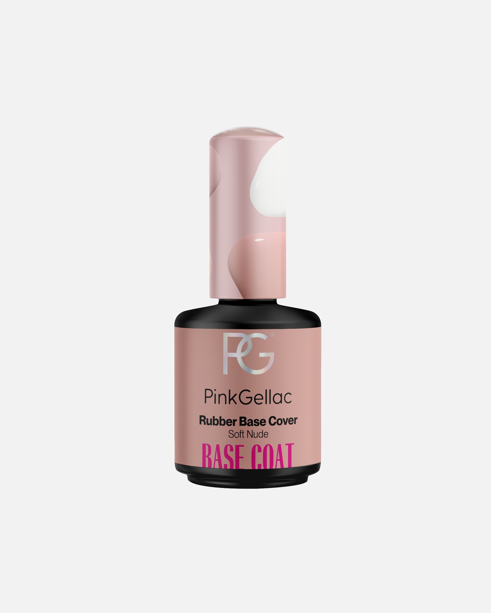 Base coat voor UnisexPink GellacRubber Base CoverSOFT NUDE