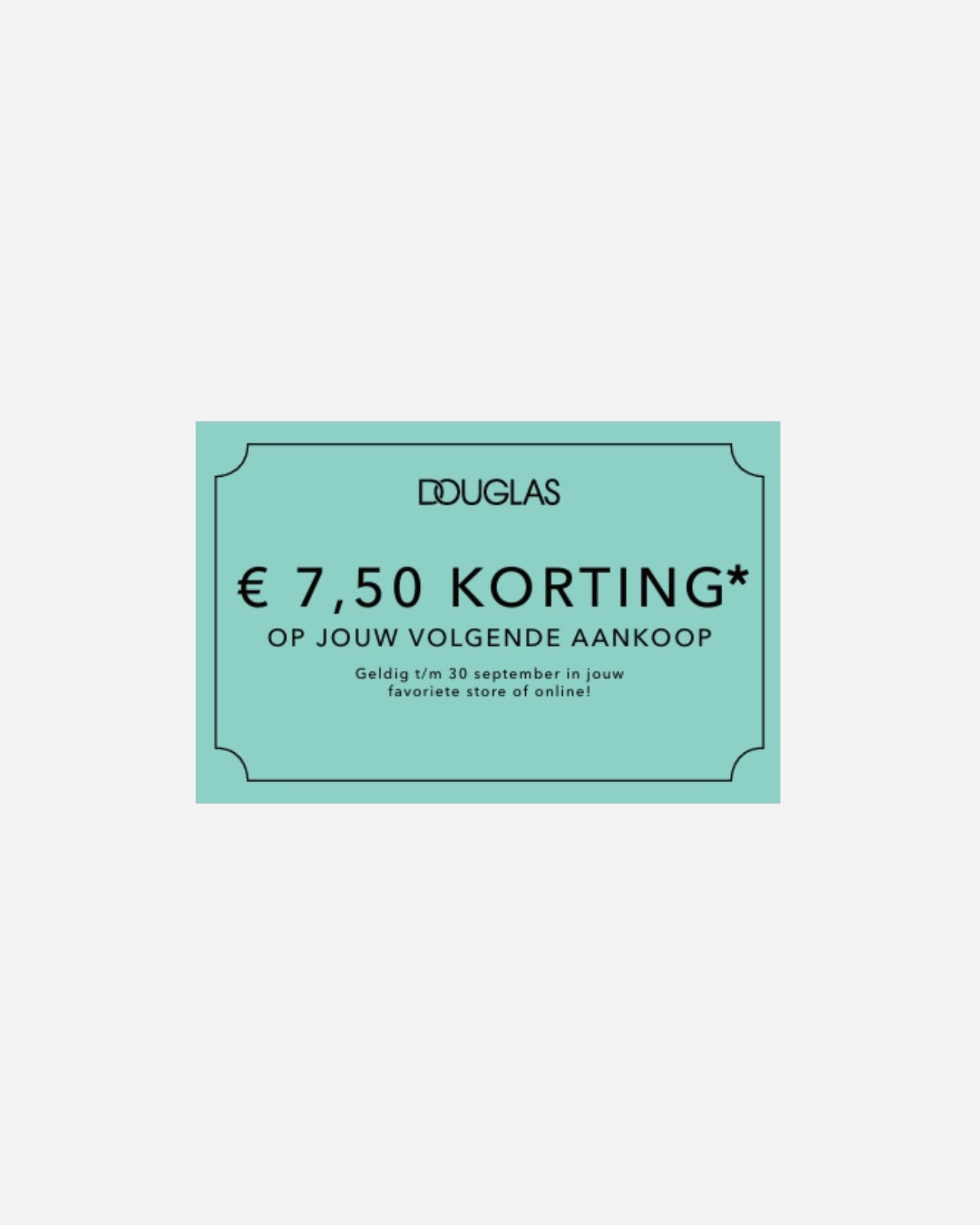 € 7,50 kortingsvoucher