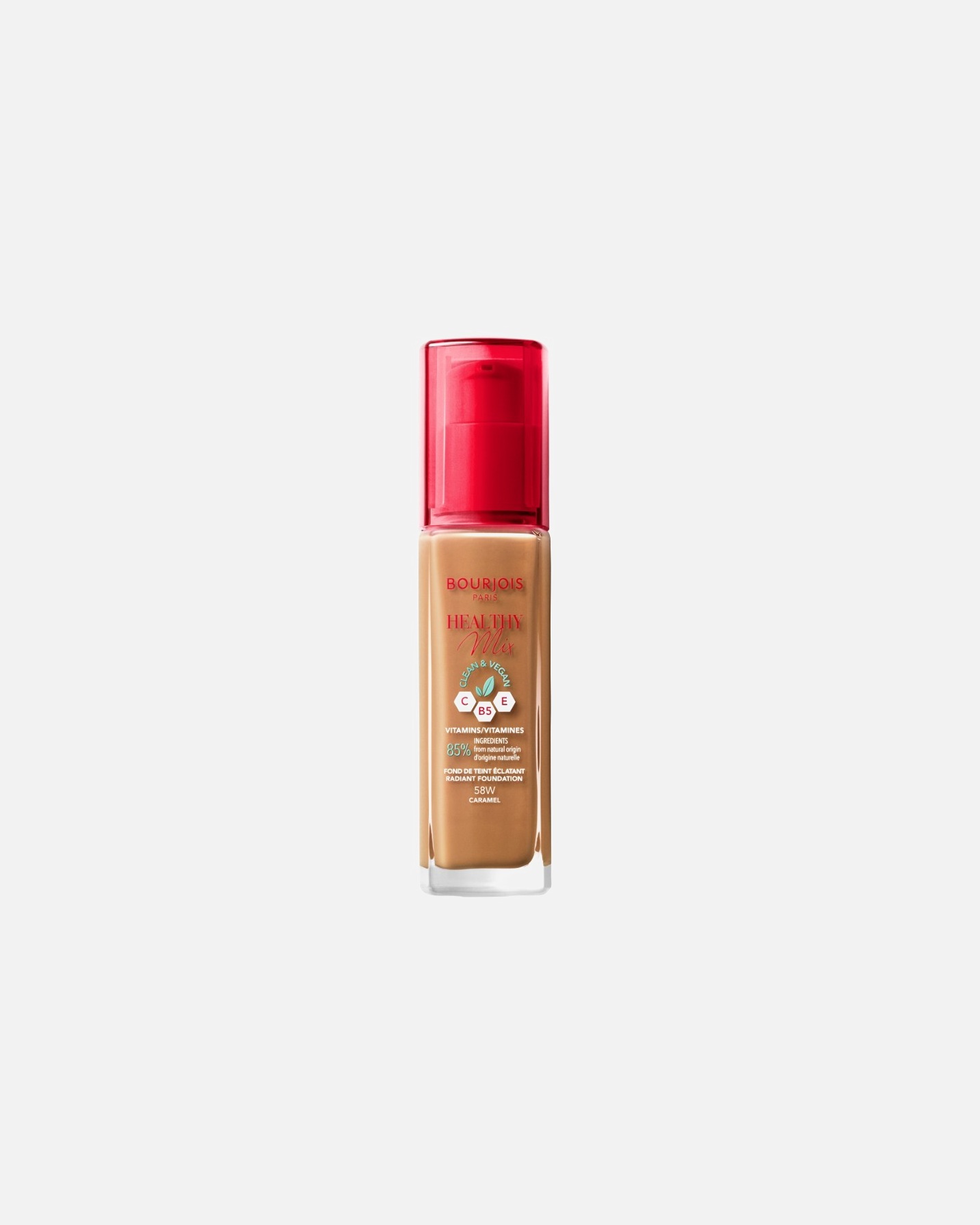 Foundation voor BourjoisHealthy Mix58 Caramel
