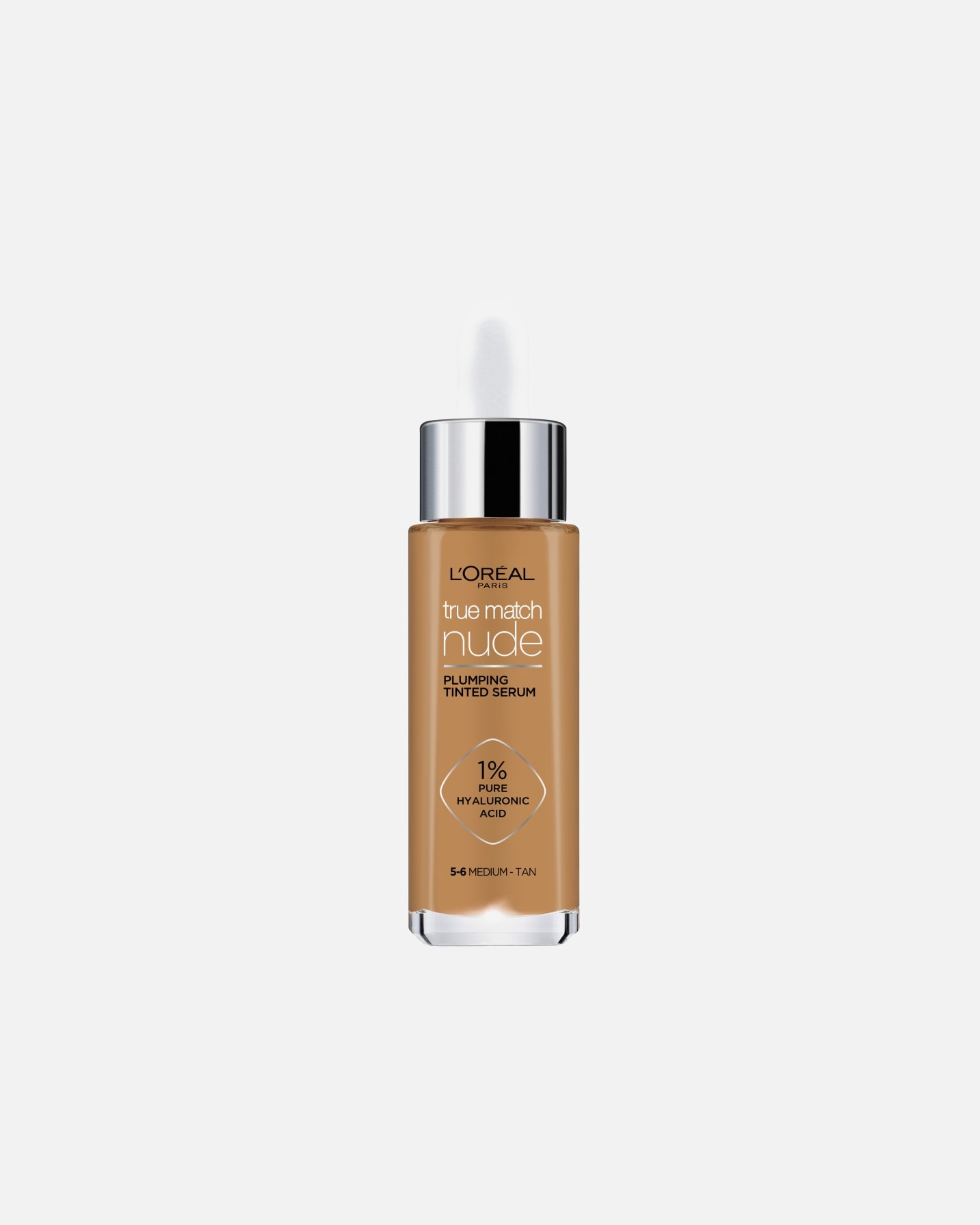 Hyaluronzuur serum voor UnisexL’Oréal ParisTrue Match Nude Plumping Tinted SerumMedium Tan
